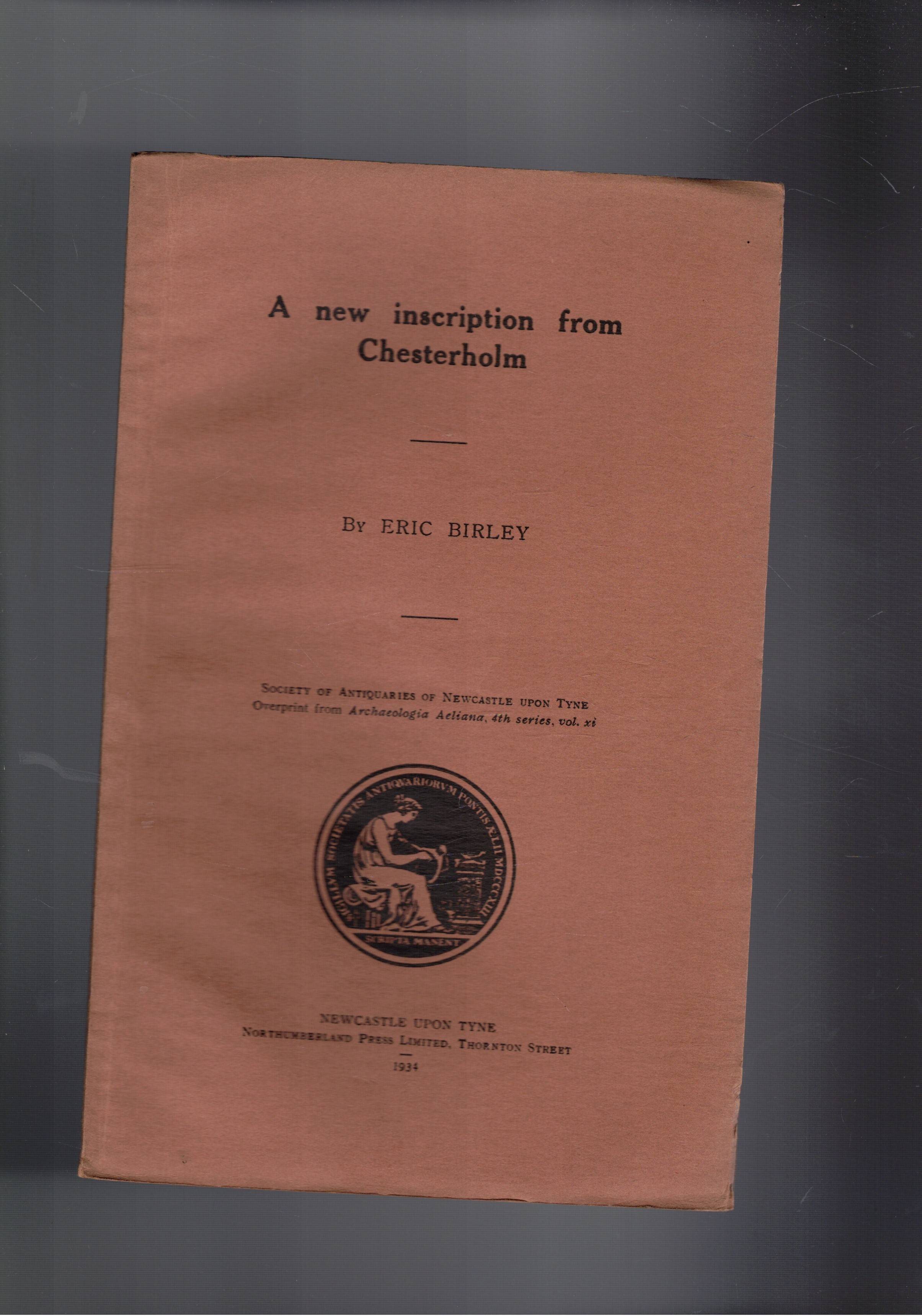 A new insctiption from Chesterholm. Estratto.