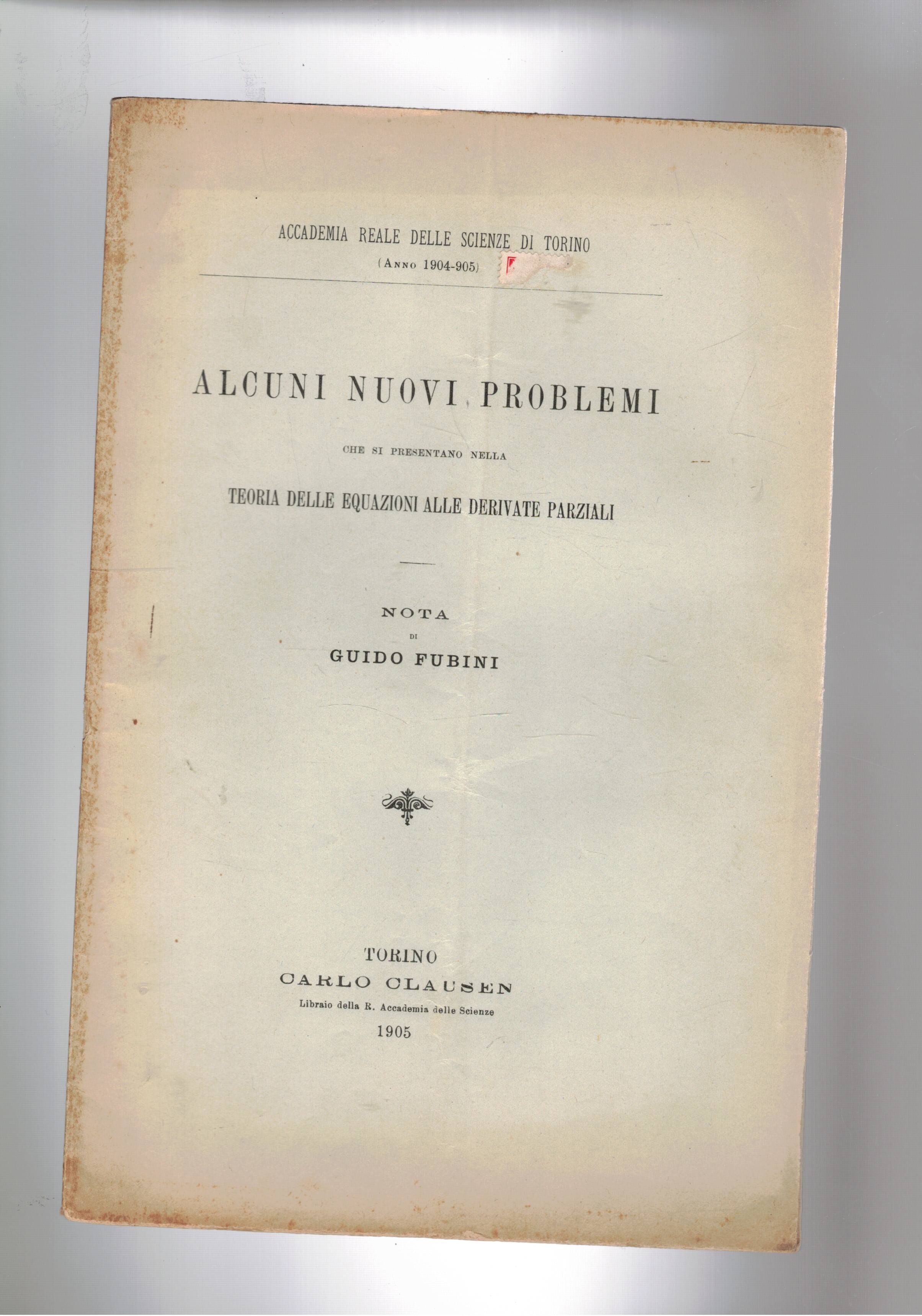 Alcuni nuovi problemi che si presentano nella teoria delle equazioni …