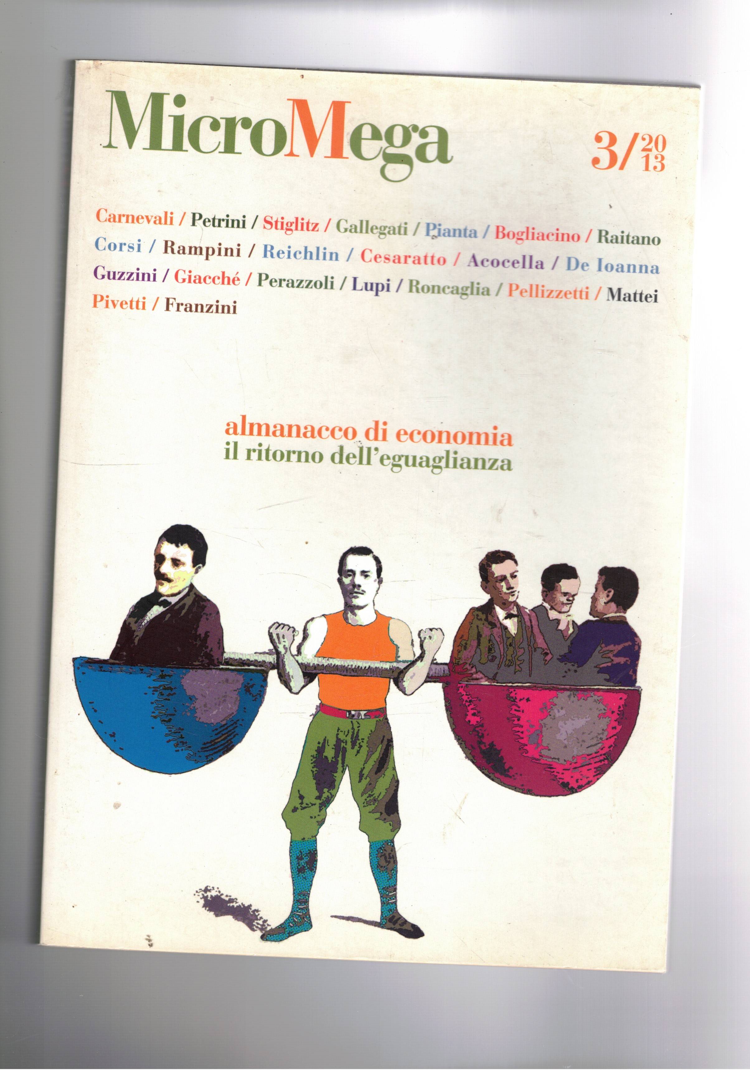 Almanacco di economia, il r itorno dell'eguaglianza. n° 3 del …