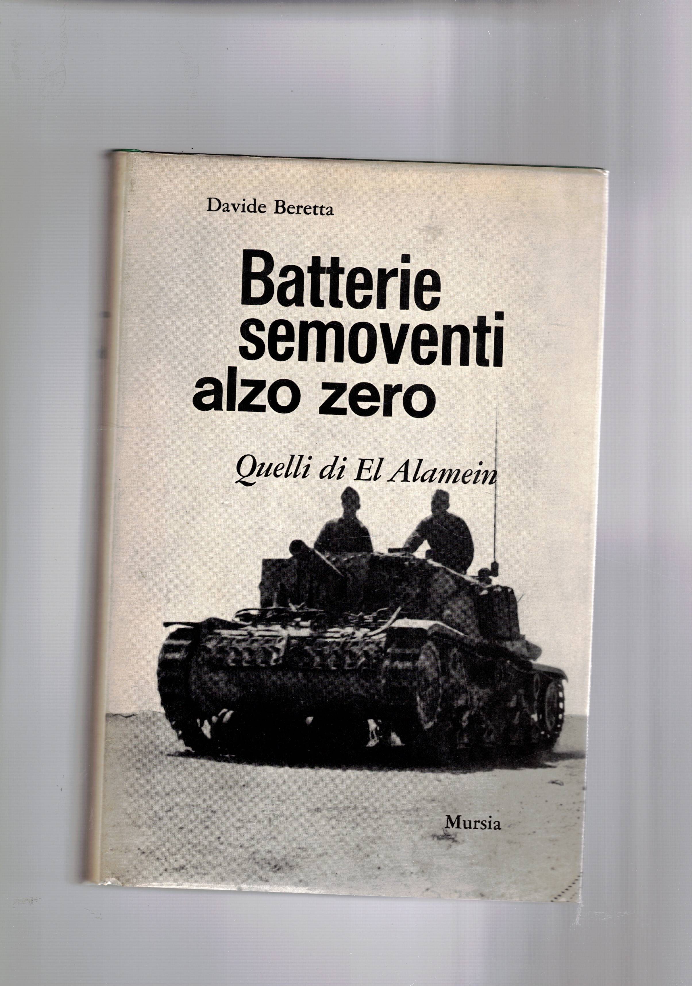 Batterie semoventi alzo zero. Quelli di El Alamein.