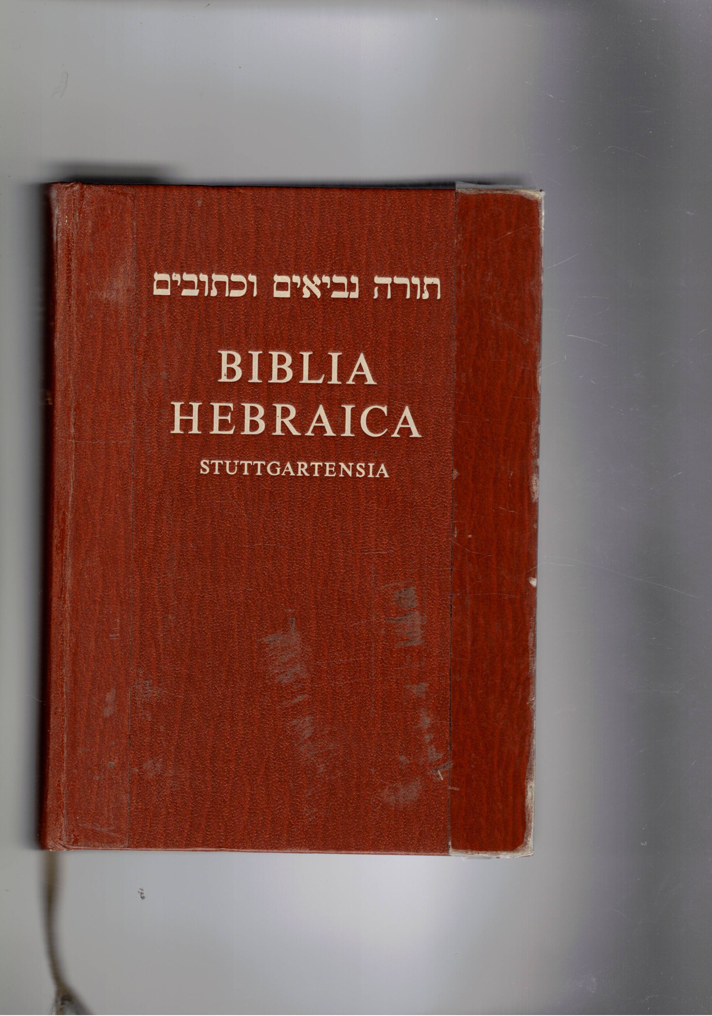 Biblia Hebraica Stuttgartensia. Editio ememndata W. Rudolph et H. P. …