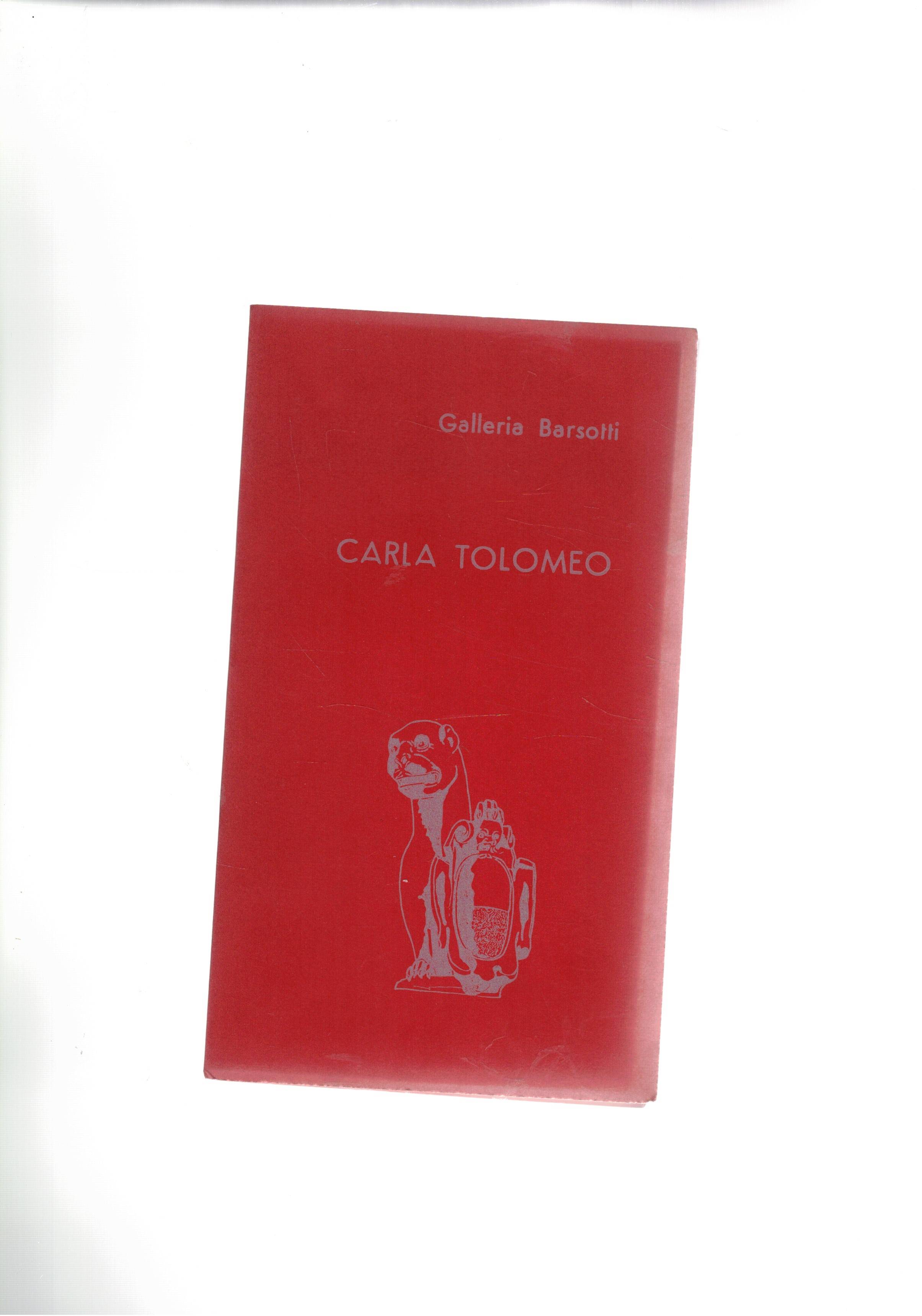 Carla Tolomeo, mostra personalefatta nel maggio 1976. Con un commento …