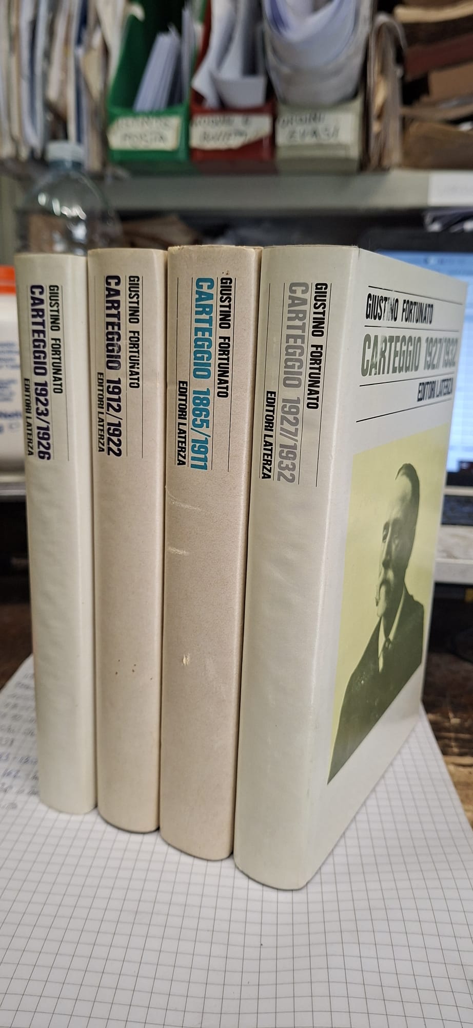 Carteggio 1865-1932 in quattro volumi. A cura di Emilio Gentile.