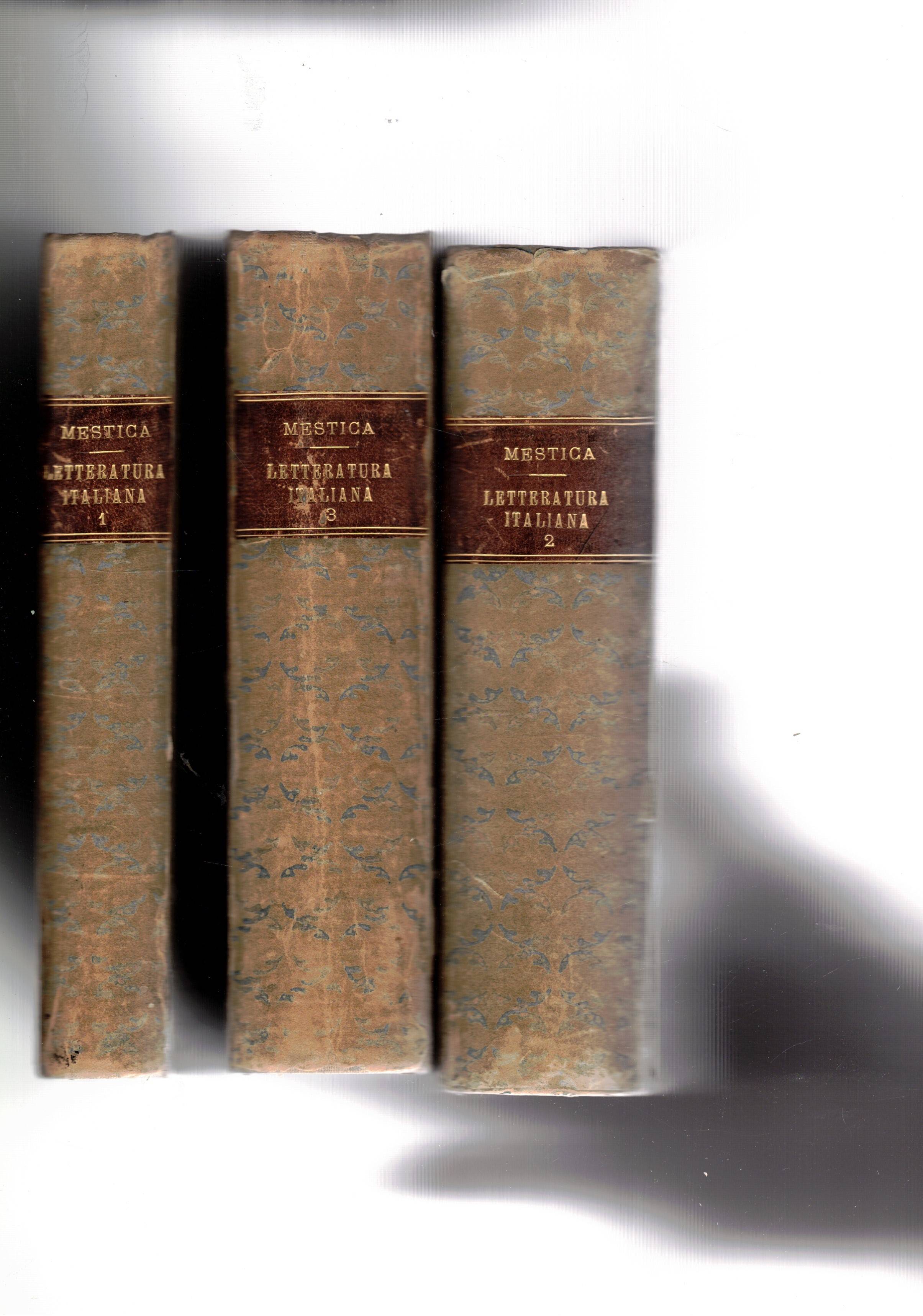 Compendio storico della letteratura italiana per le scuole secondarie. di …