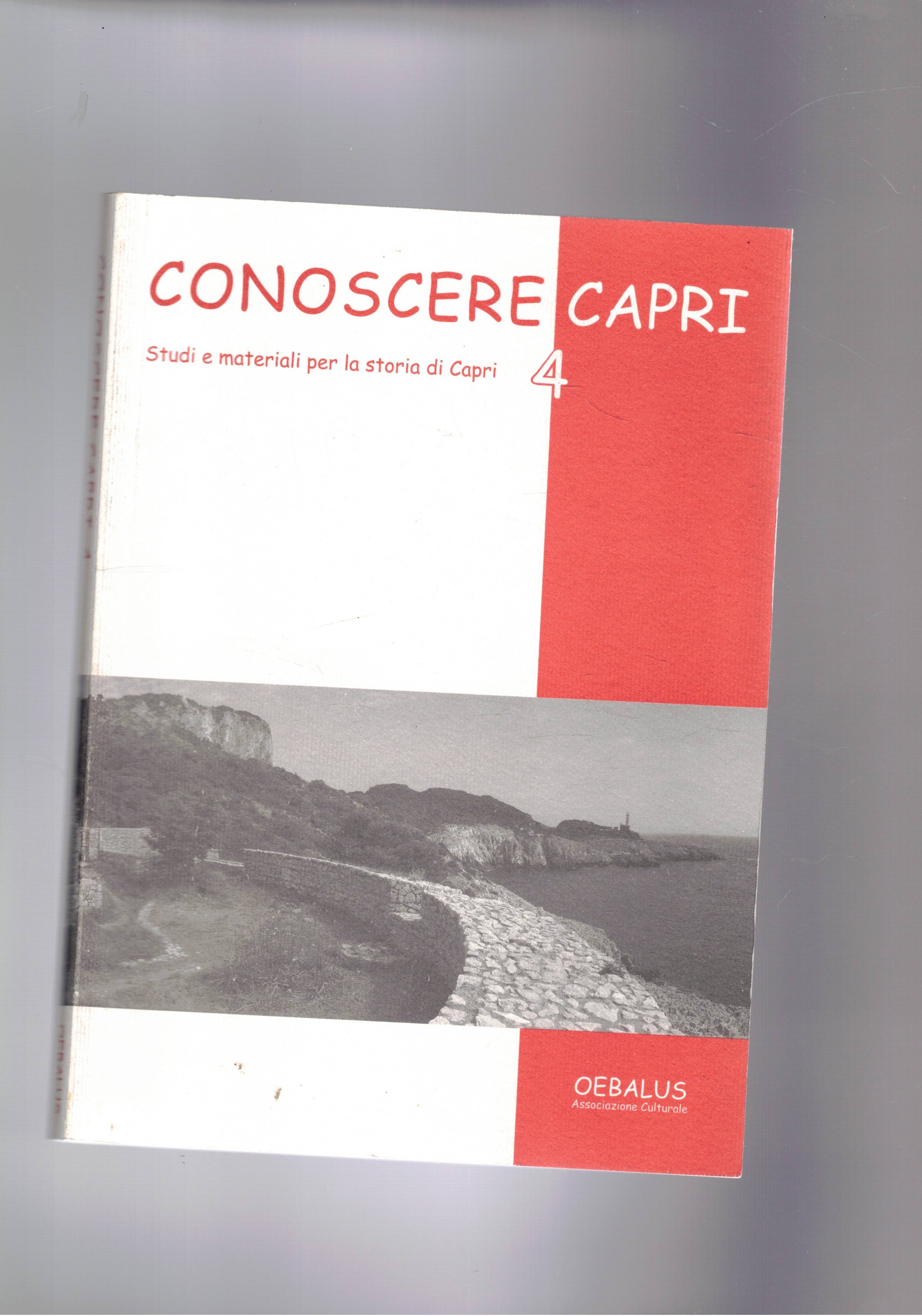 Conoscere Capri 4° Studi e materiali per la storia di …