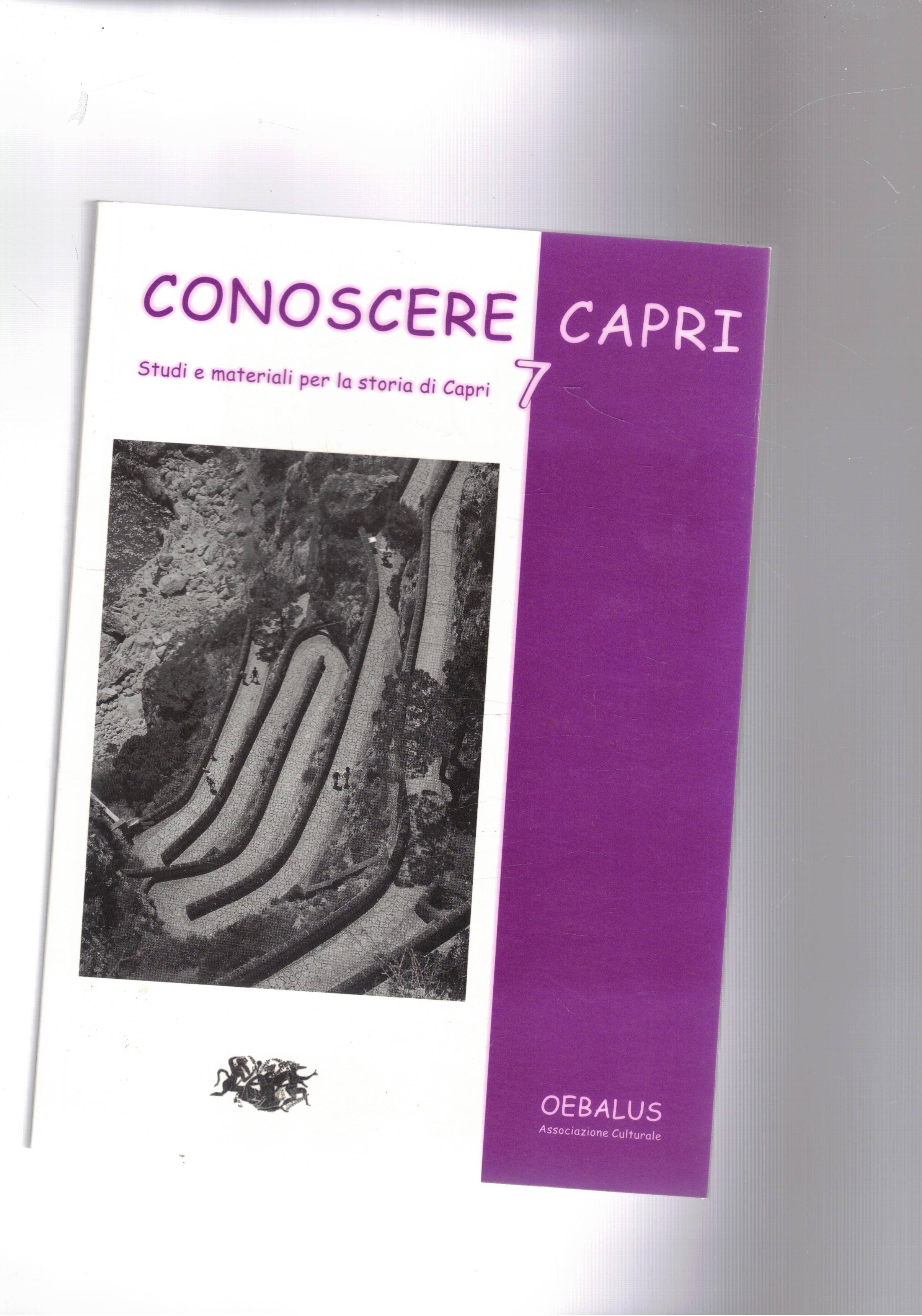 Conoscere Capri 7° Studi e materiali per la storia di …