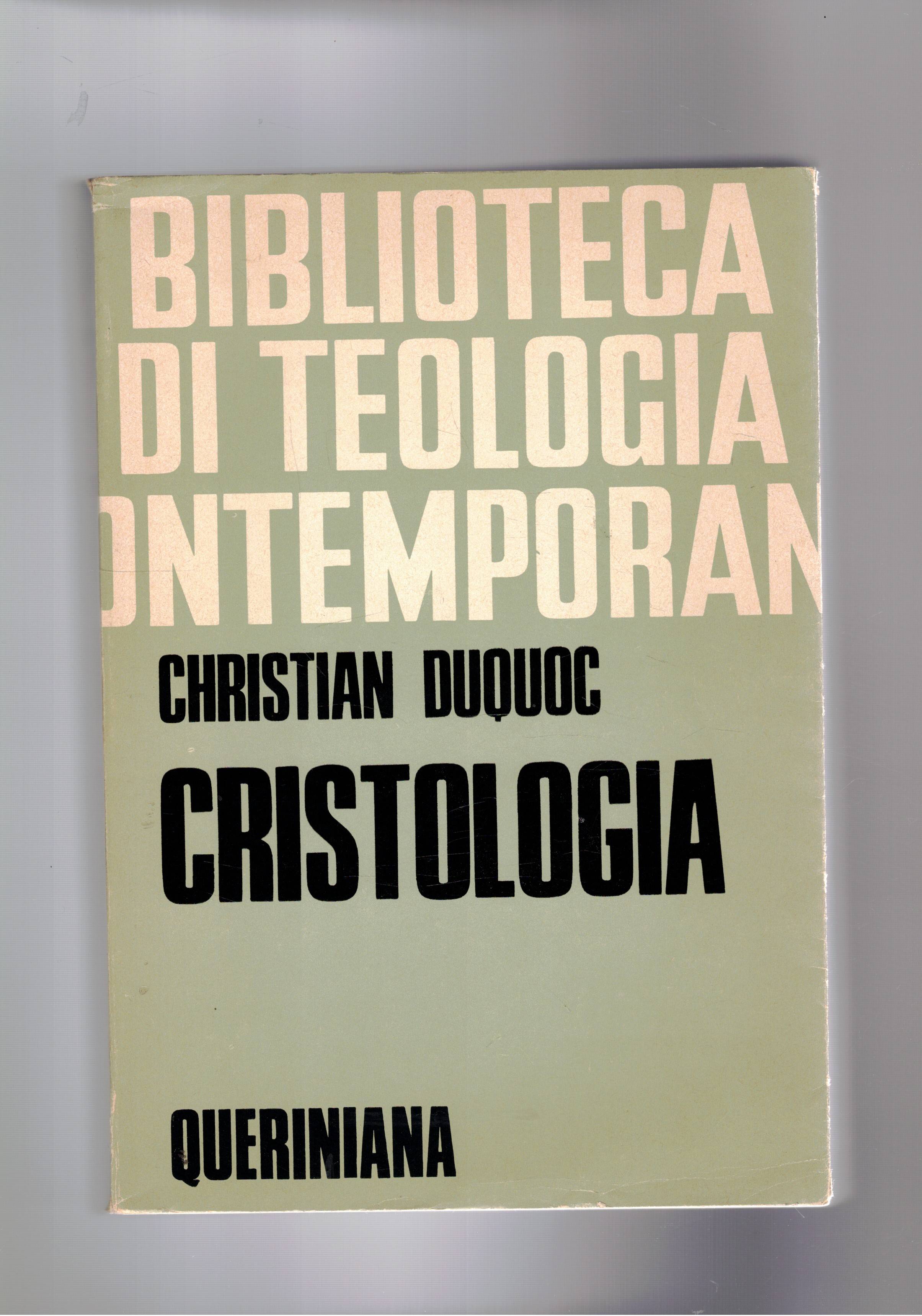 Cristologia. Saggio teologico. L'uomo Gesù - Il Messia. coll. Bib. …