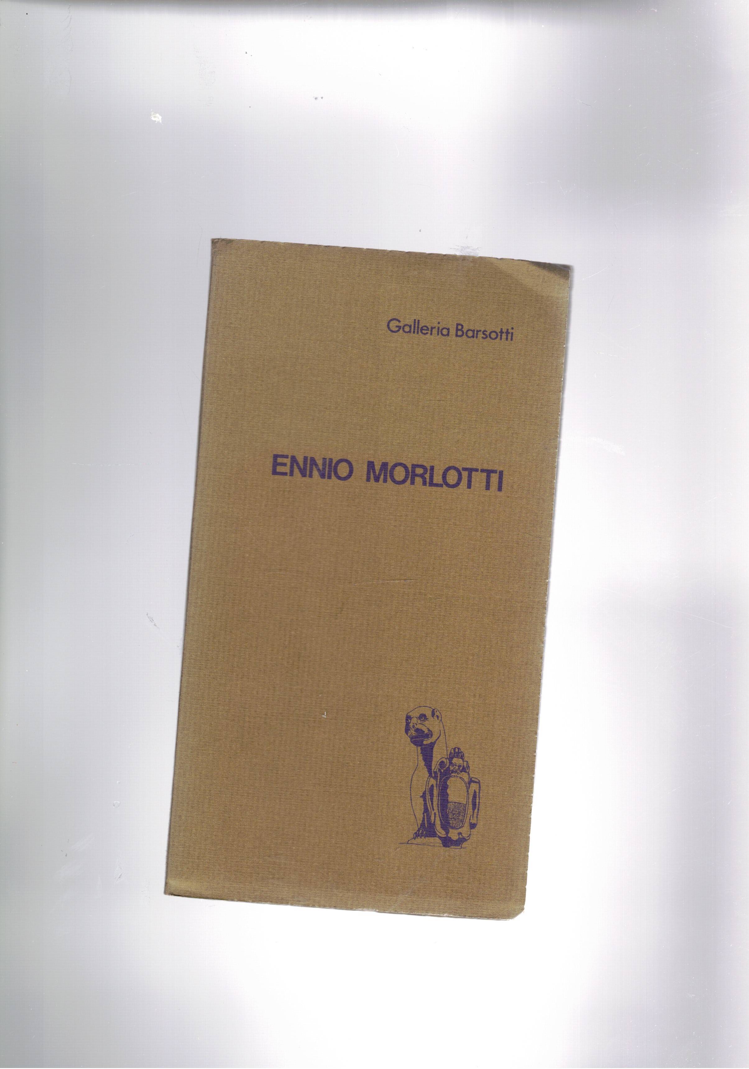 Ennio Morlotti. Catalogo pubblicato in occasione della mostra personale fatta …