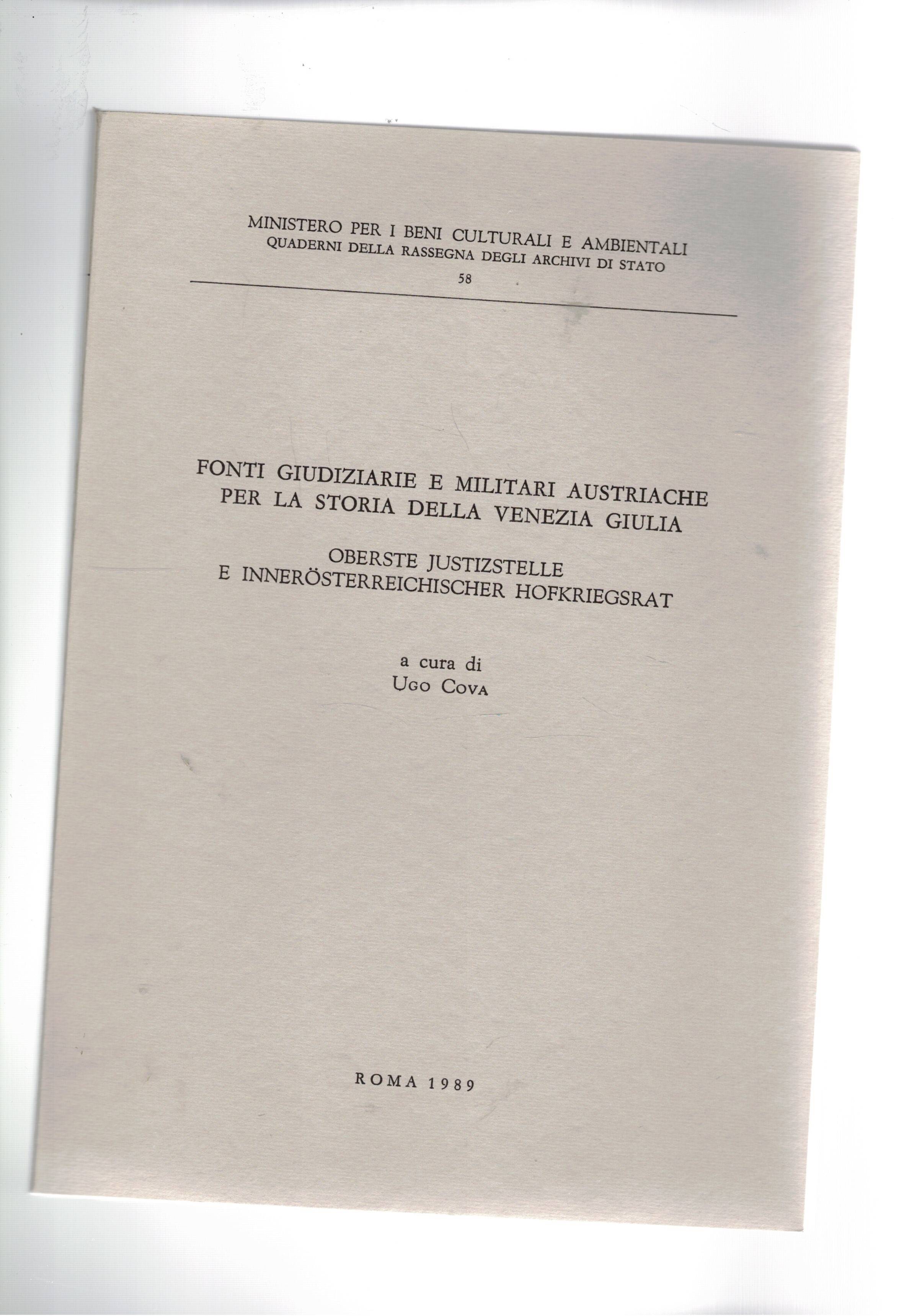 Fonti giudiziarie e militari austriache per la storia della Venezia …