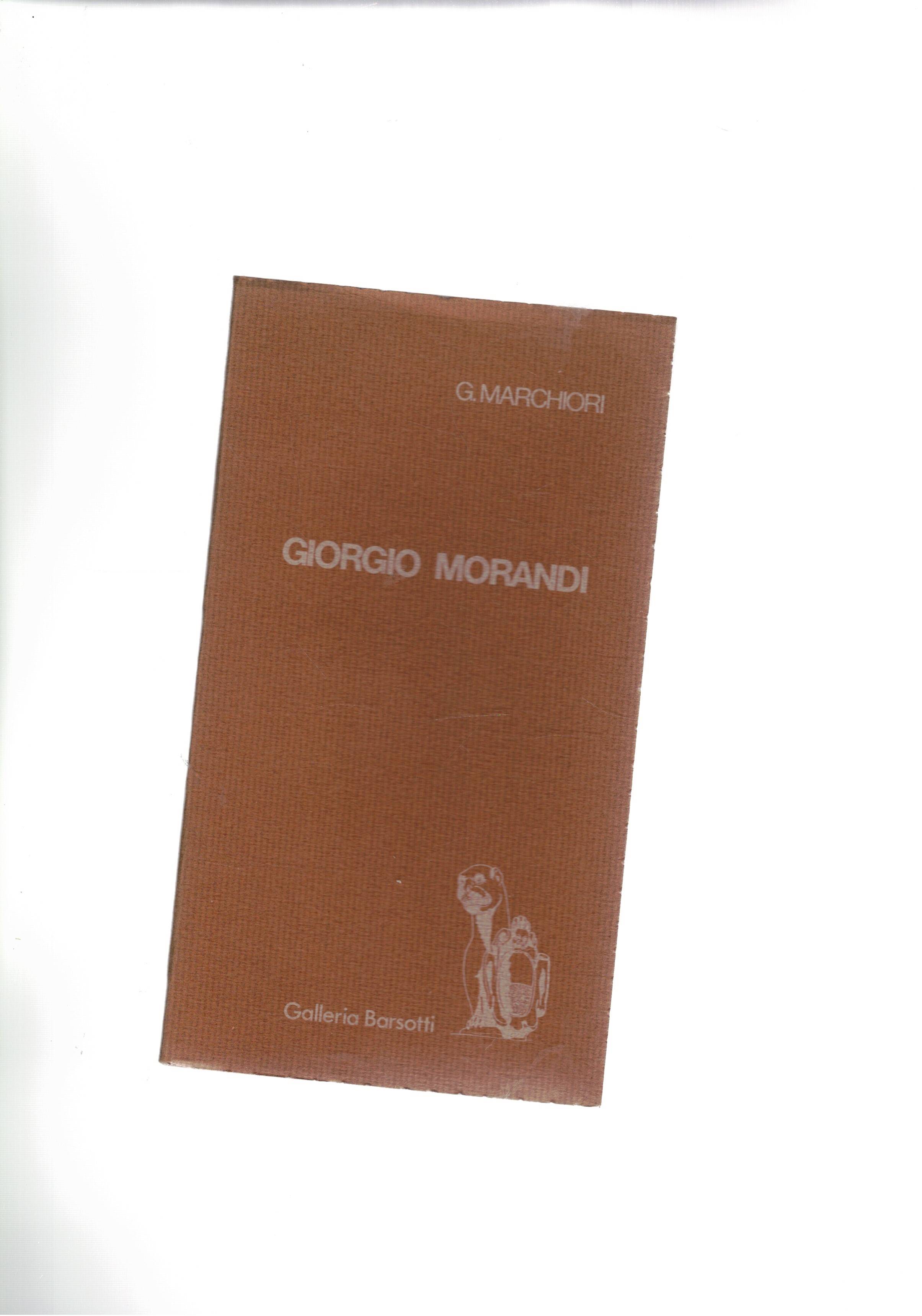 Giorgio Morandi, catalogo della mostra fatta nell'ottobre 1977, con un …