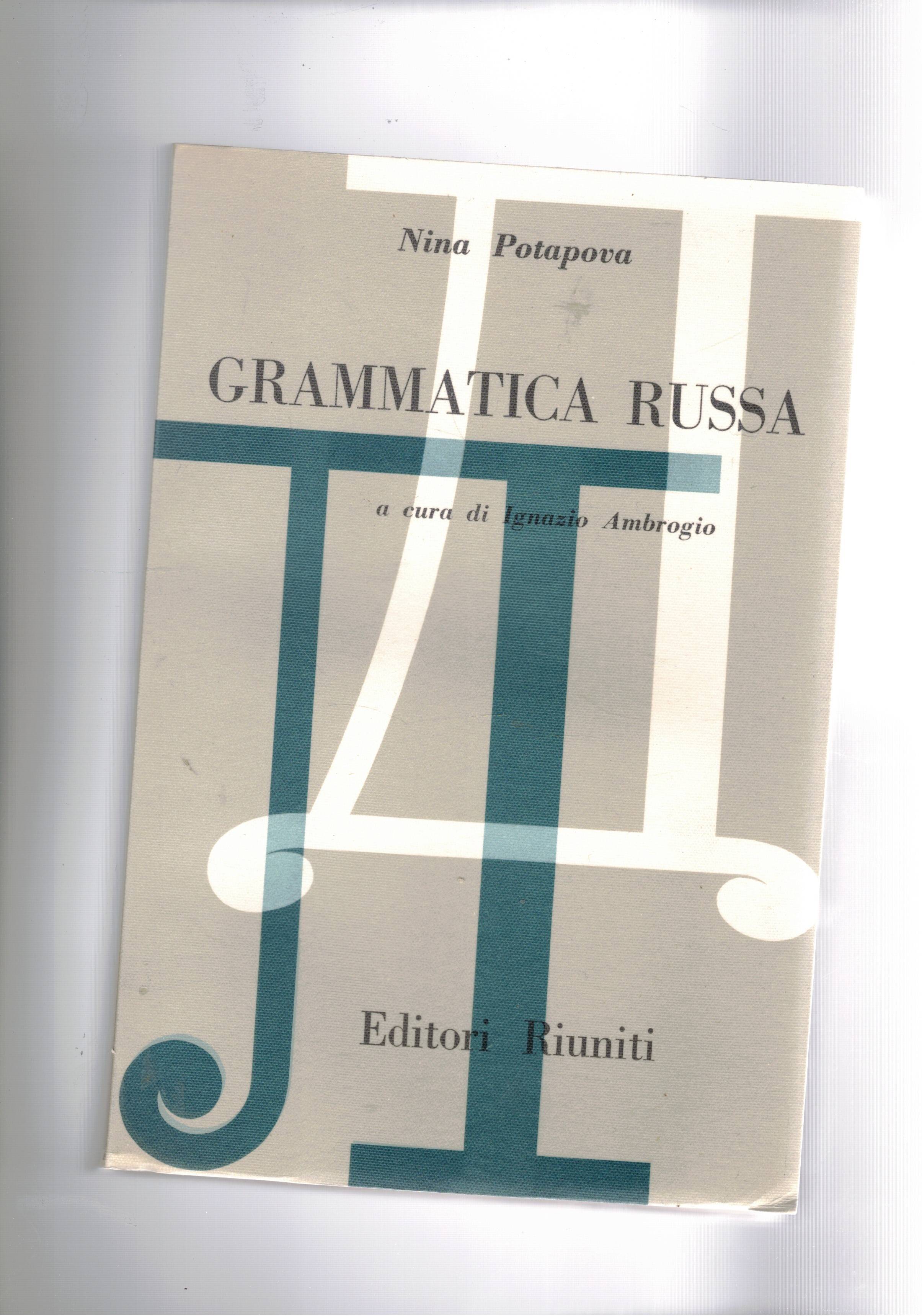 Grammatica Russa, a cura di Ignazio Ambrogio.