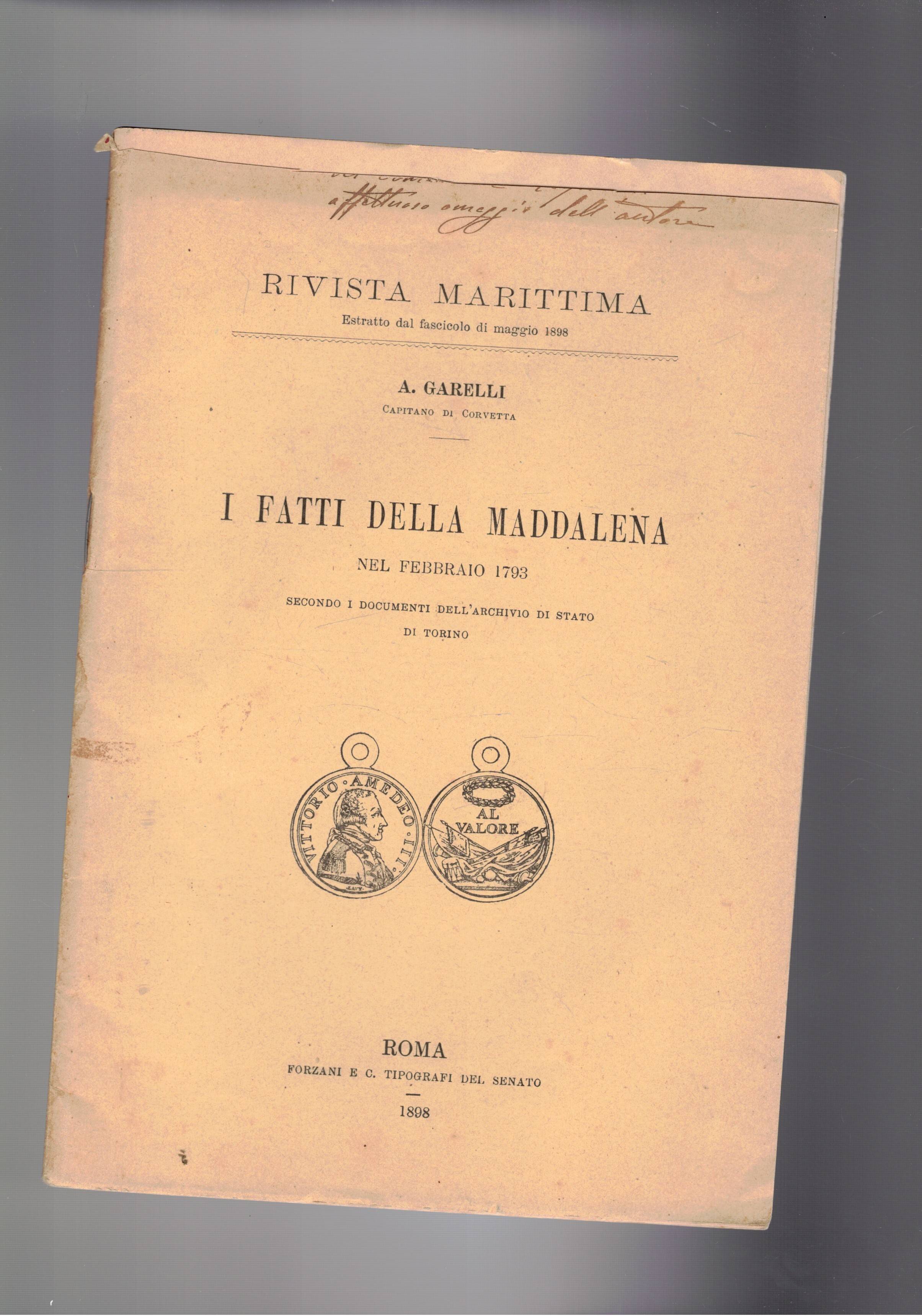 I fatti della Maddalena nel febbraio 1793, scondo i documenti …