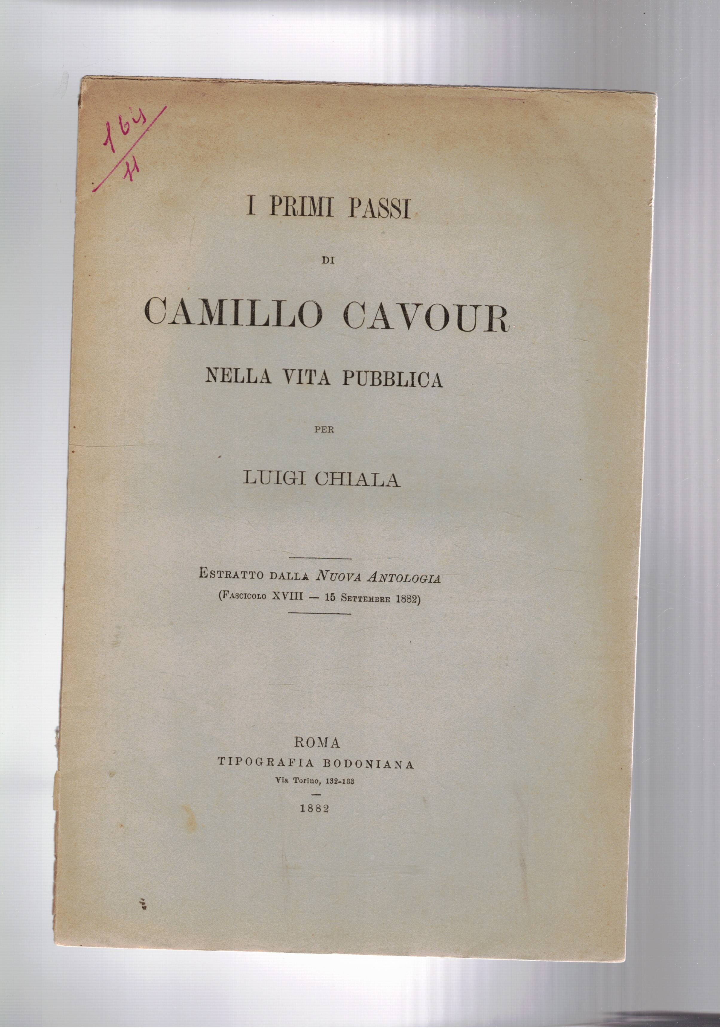 I primi passi di Camillo Cavour nella vita pubblica. Estratto.