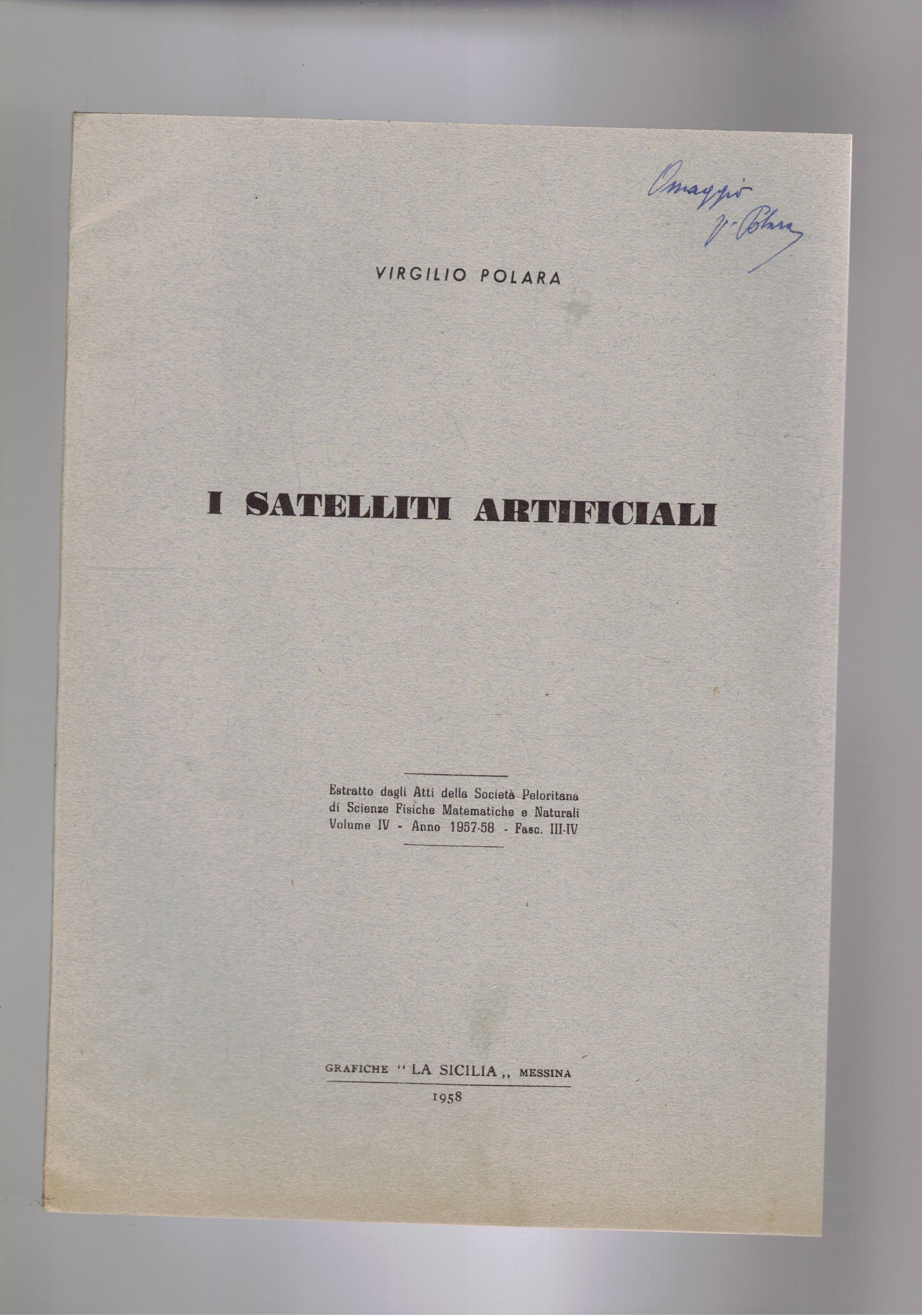 I Satelliti artificiali. Estratto.