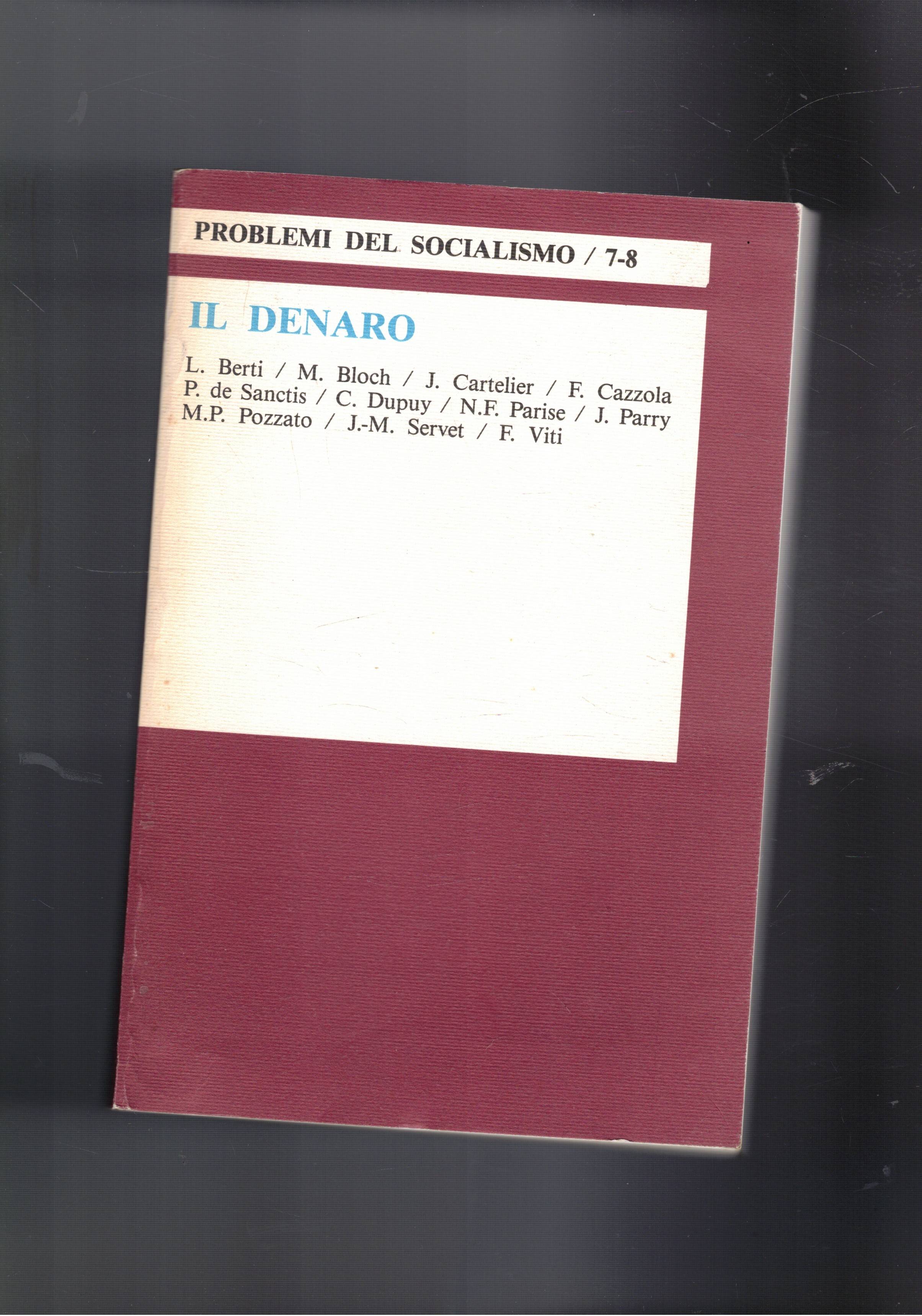 Il denaro. n° 7-8 della rivista.