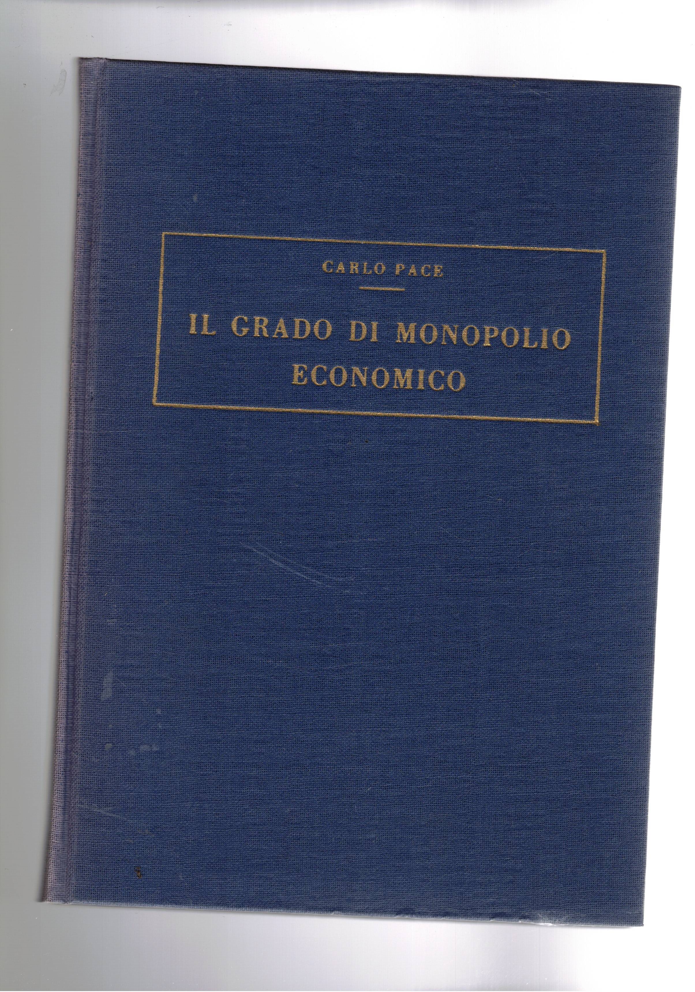 Il grado di monopolio economico.