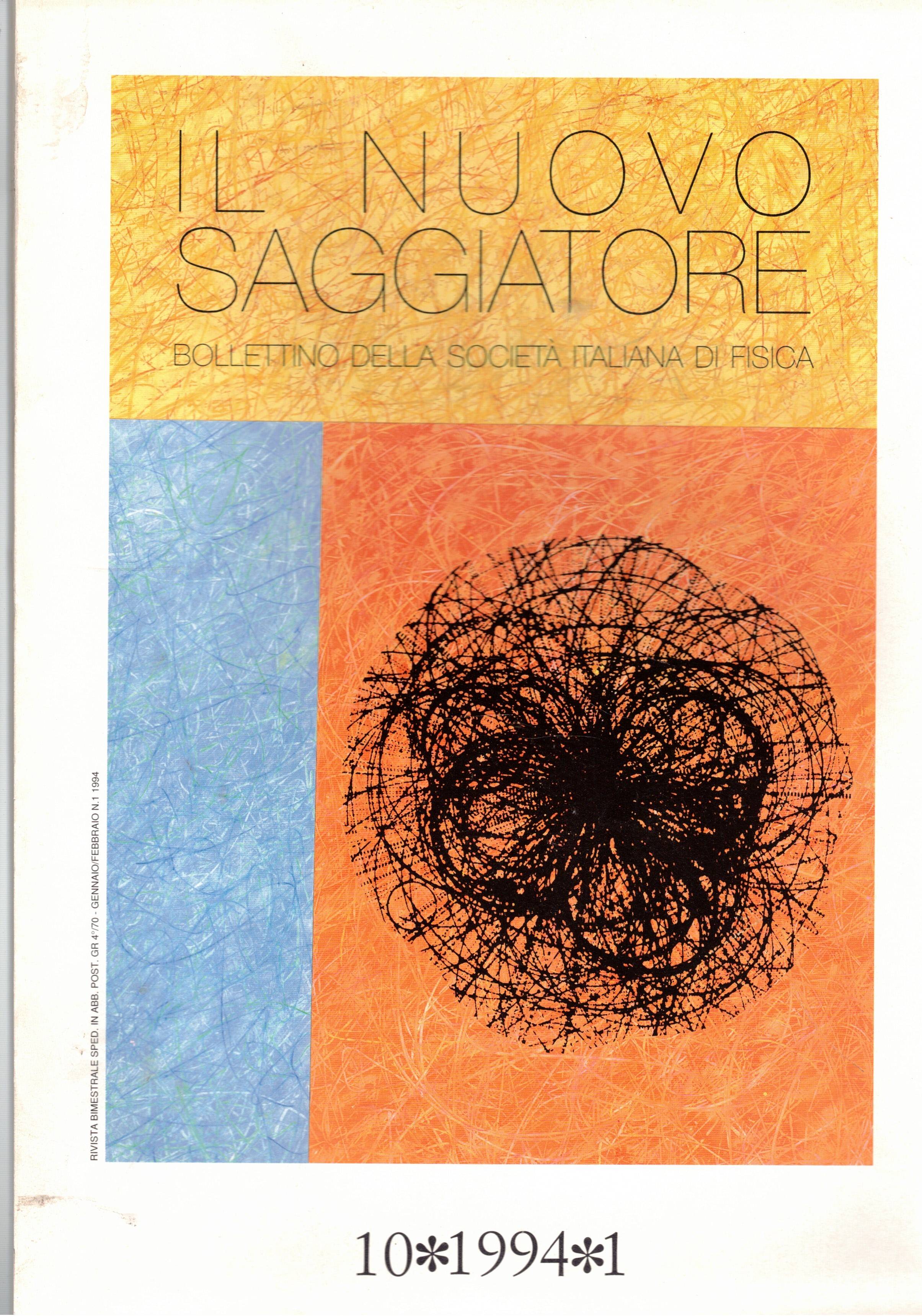 Il Nuovo Saggiatore, Bollettino bimestrale della Società Italiana di Fisica. …