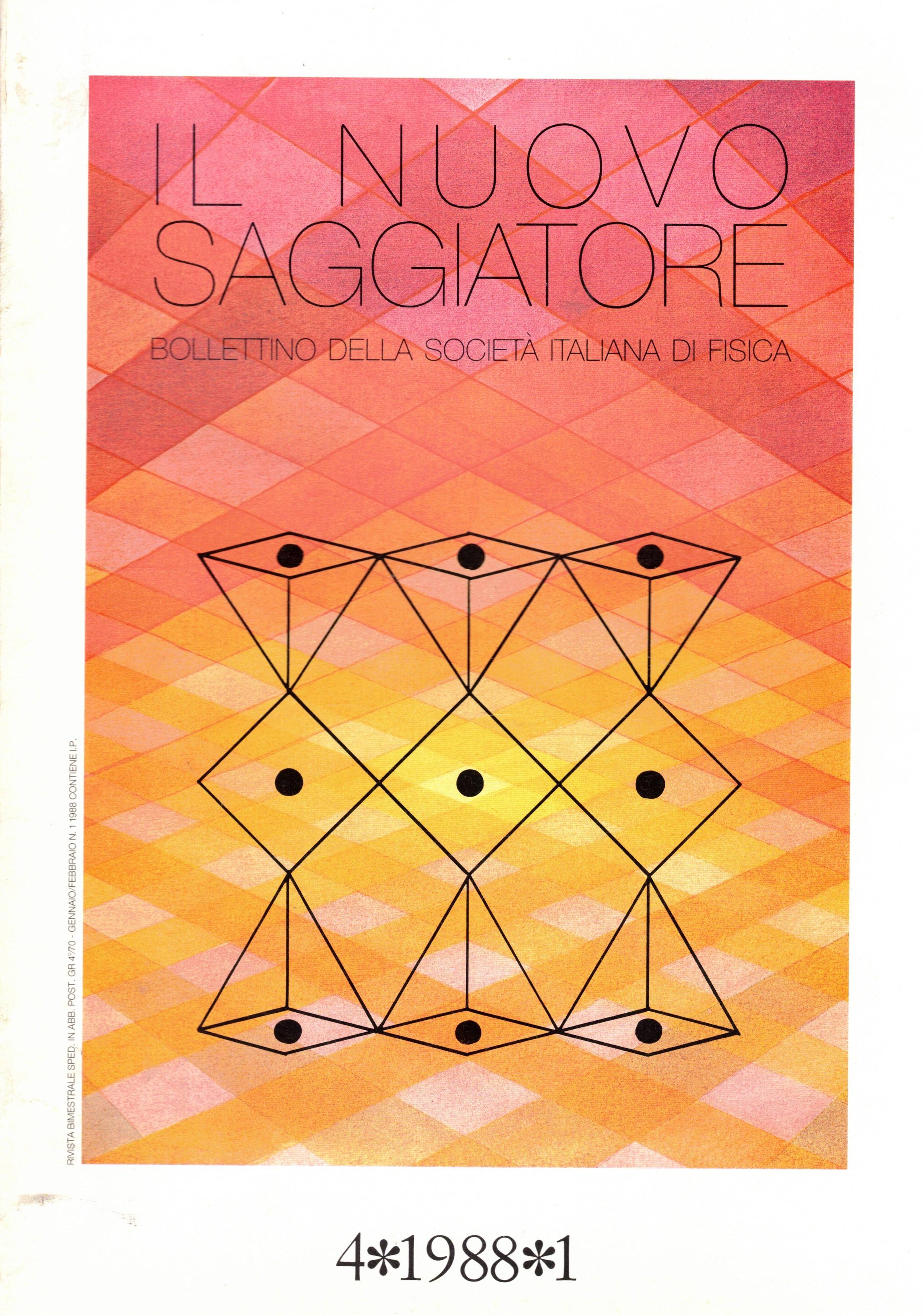 Il Nuovo Saggiatore, Bollettino bimestrale della Società Italiana di Fisica. …