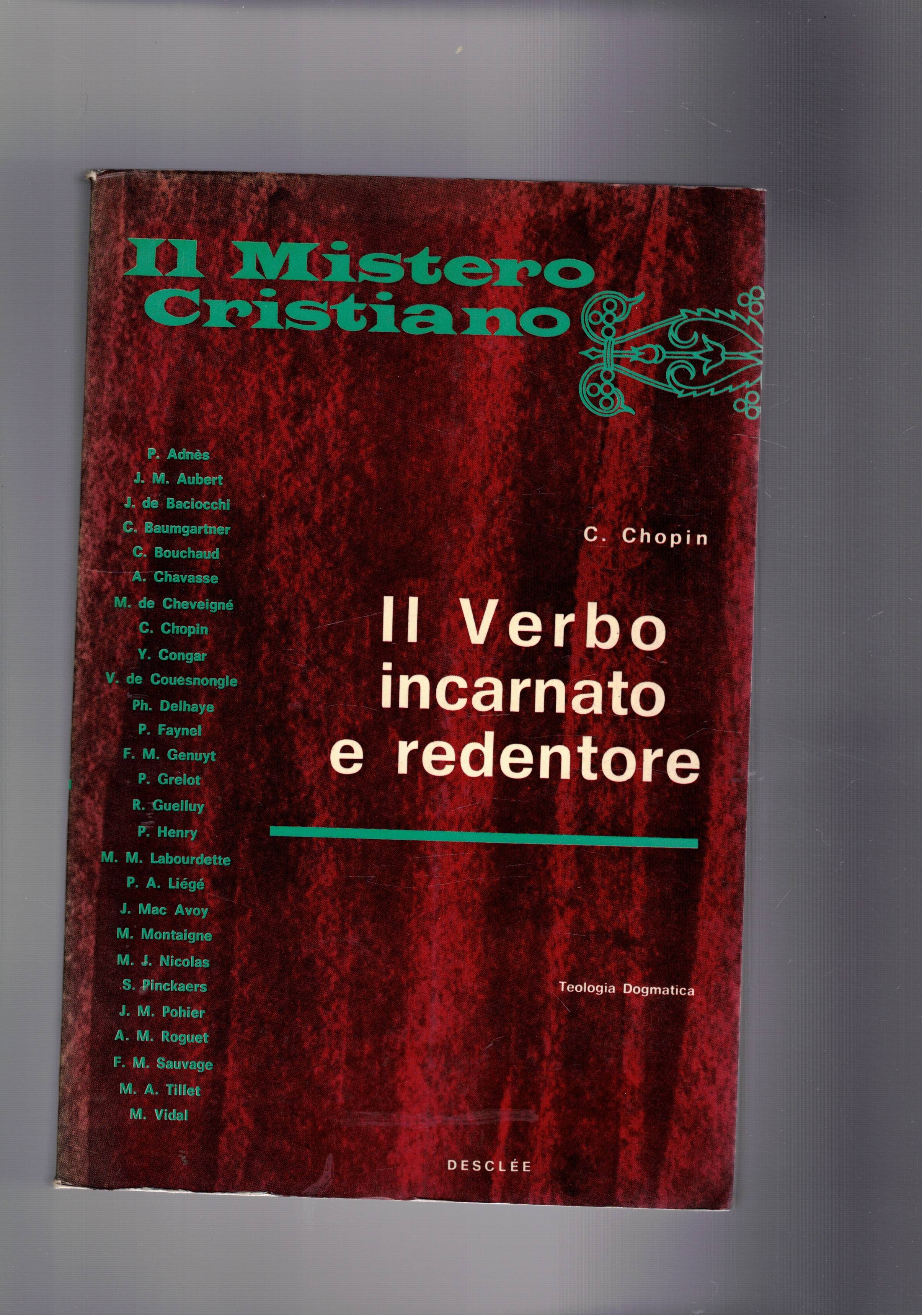 Il verbo incarnato e redentore.