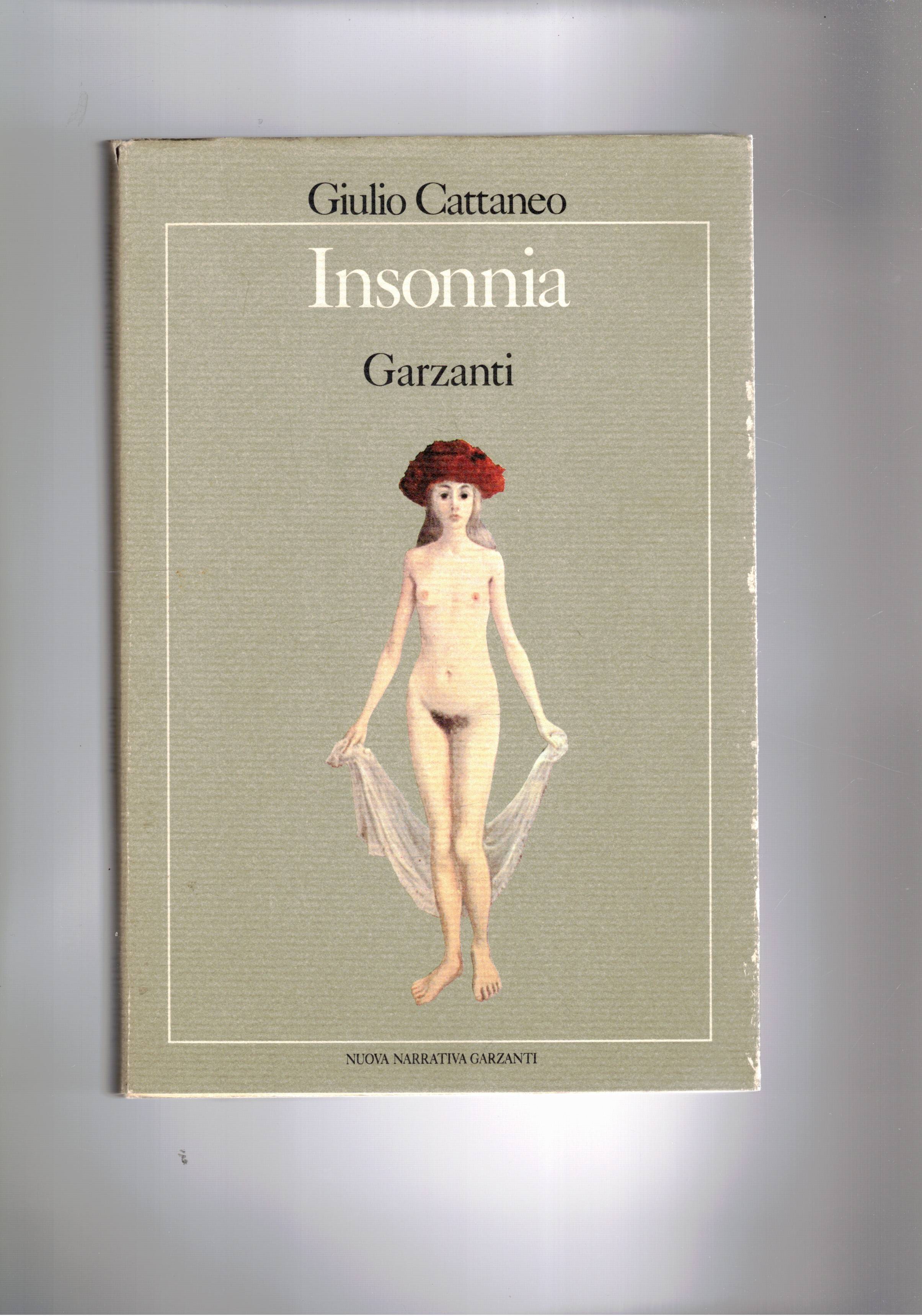 Insonnia. Prima edizione.