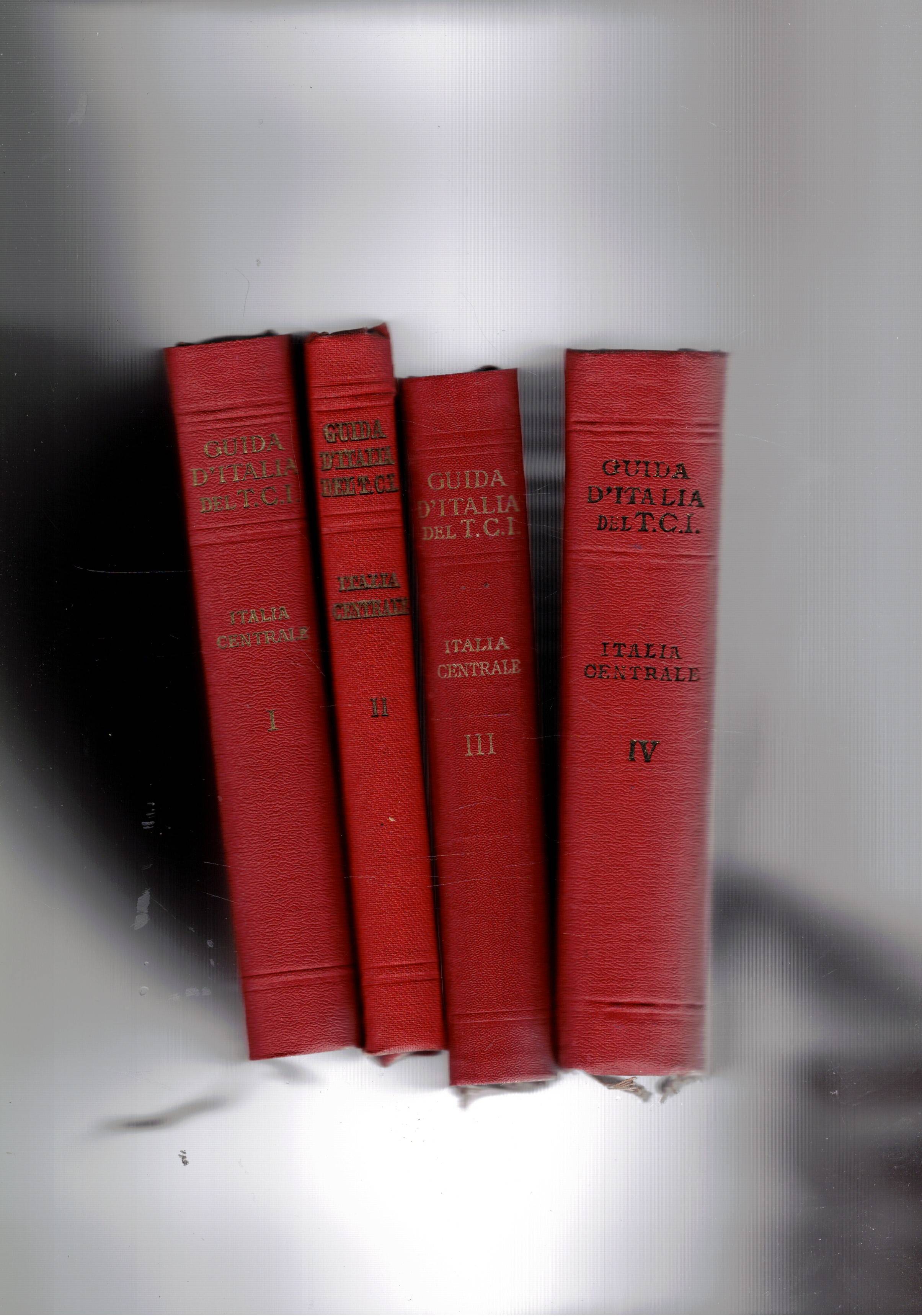 Italia centrale. Guida d'Italia del T.C.I. Vol. I-IV.