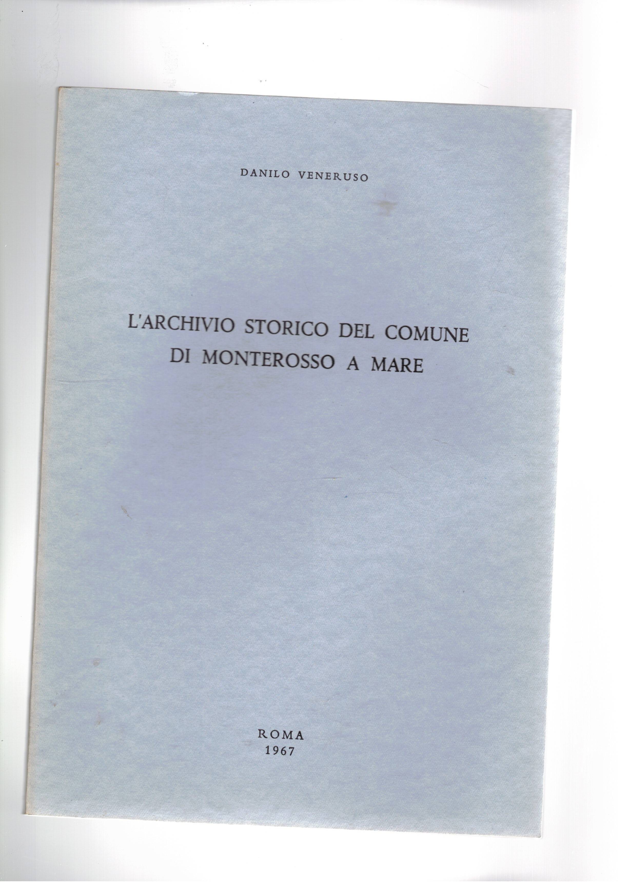 L'archivio storico del comune di Monterosso a Mare.