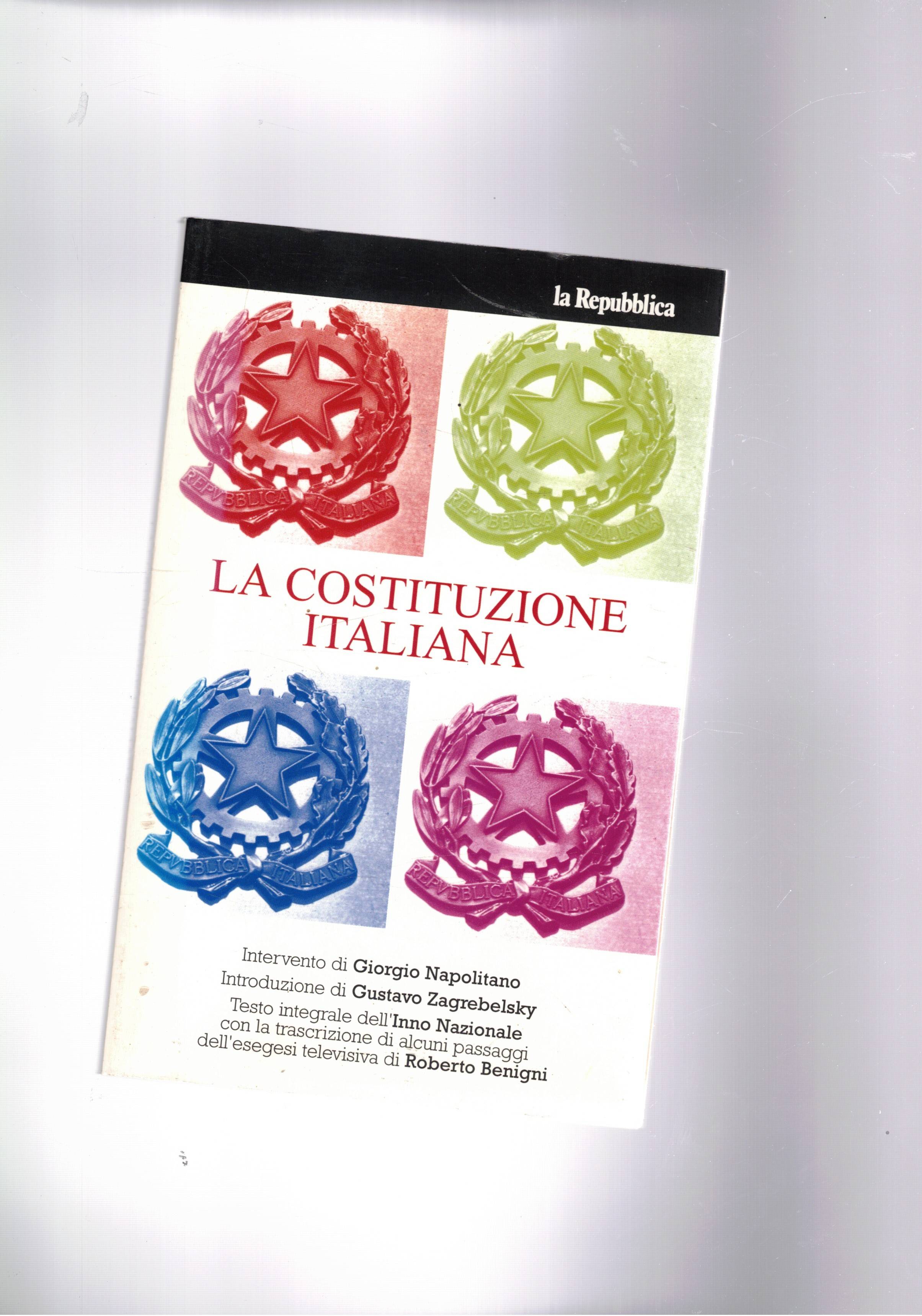 La Costituzione Italiana. Intervento di Giorgio Napolitano, tsro integrale dell'inno …