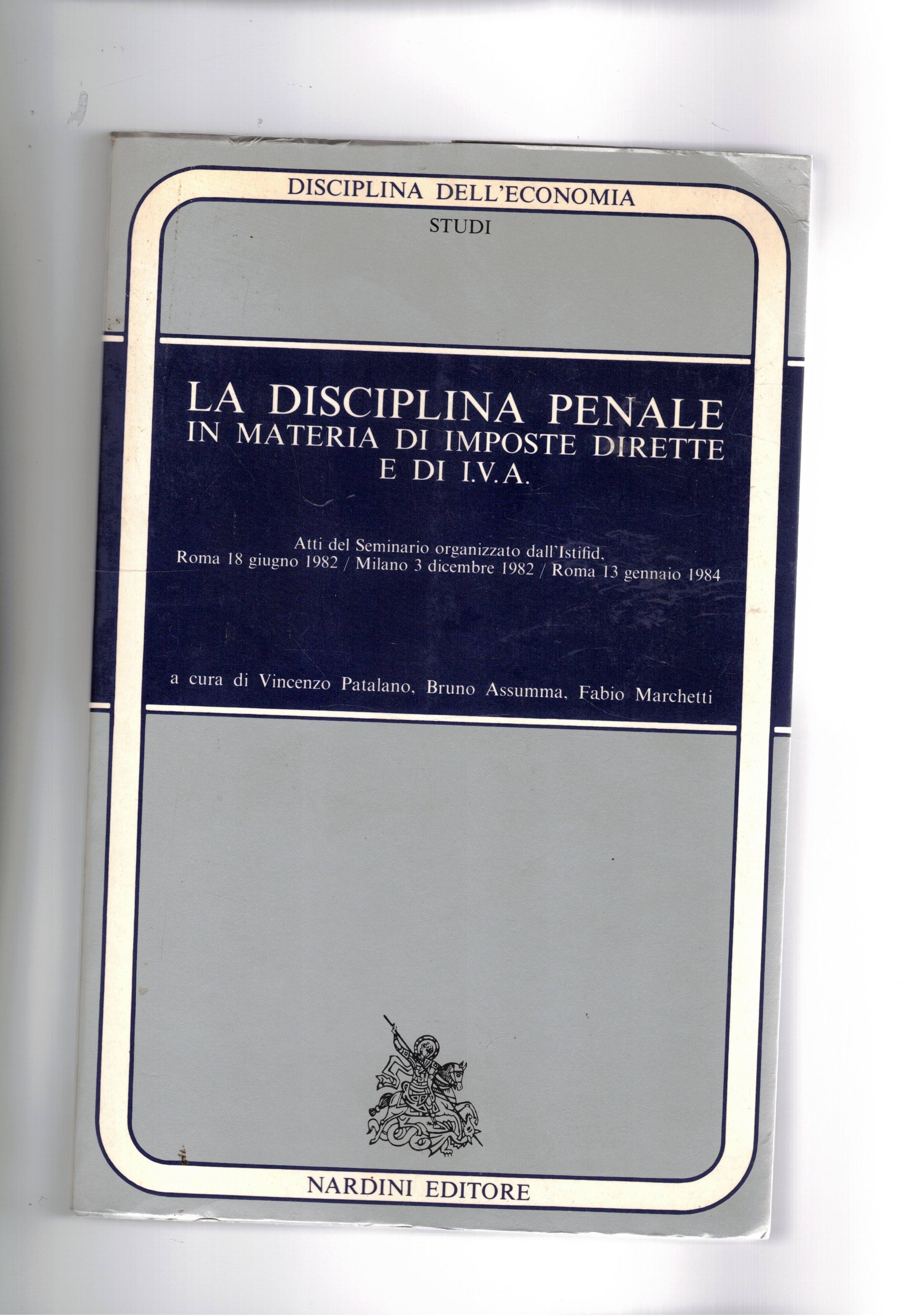 La disciplina penale in materia di imposte dirette e di …