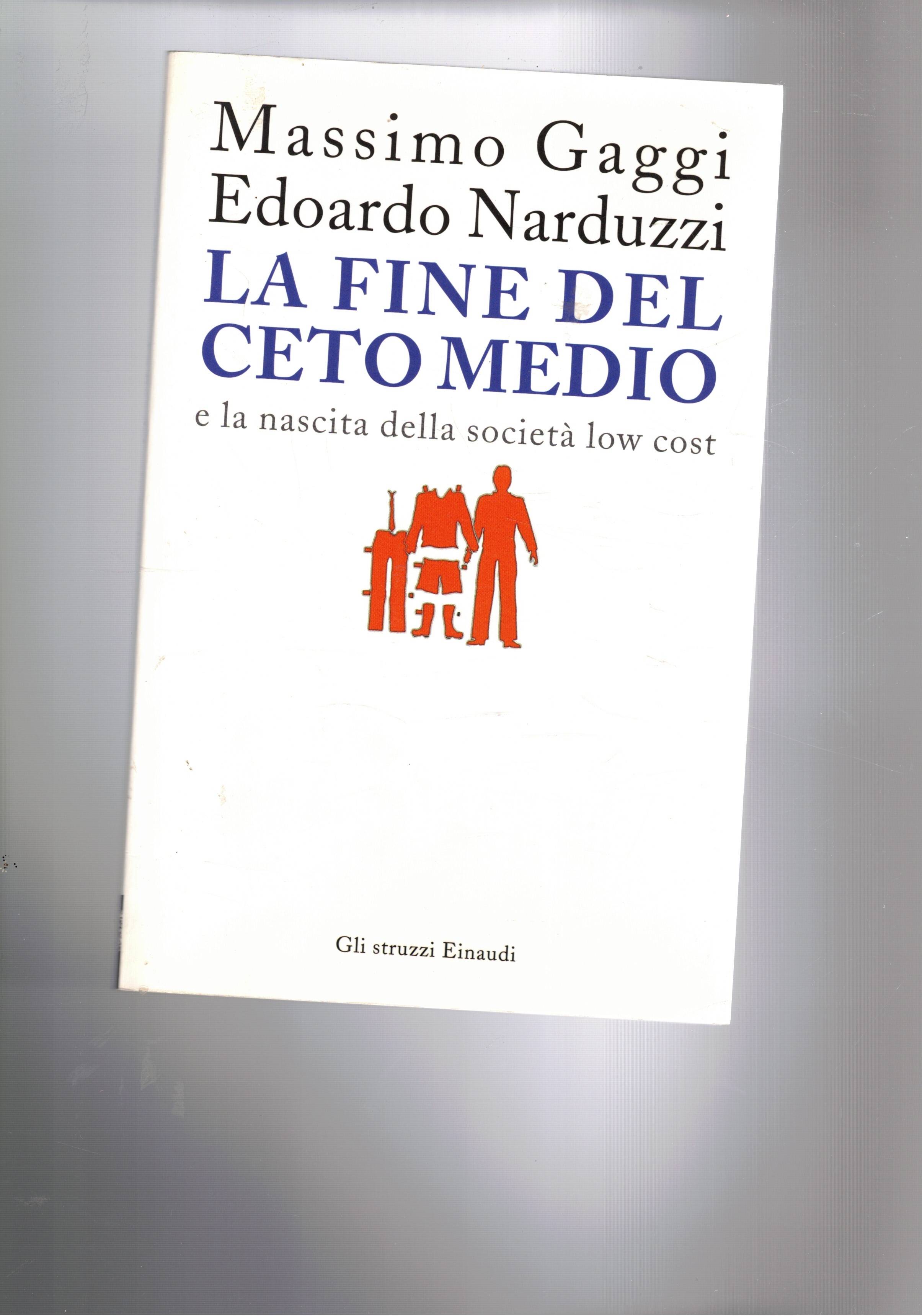 La fine del ceto medio e la nascita della società …