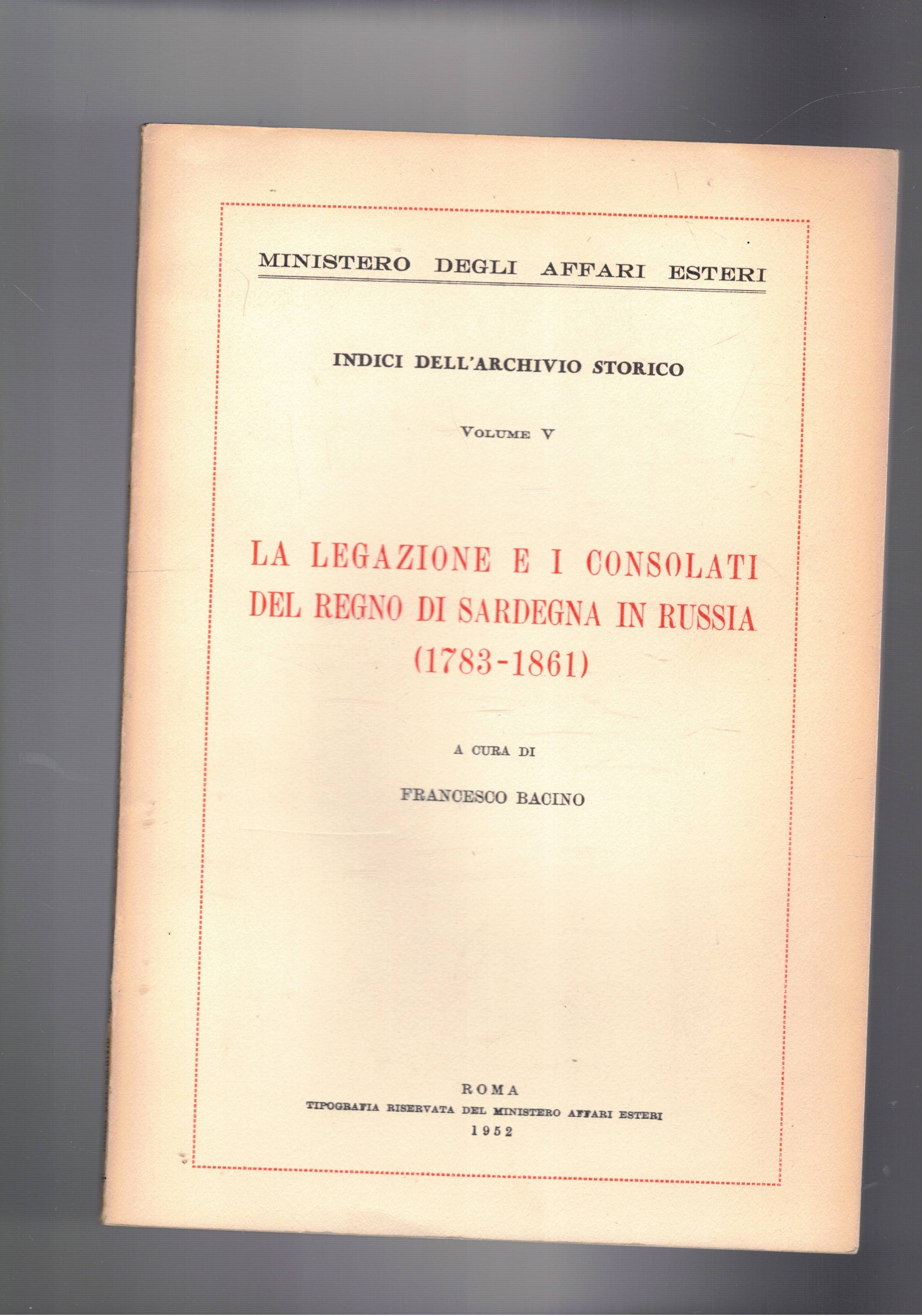La legazione e i consolati del Regno di Sardegna in …