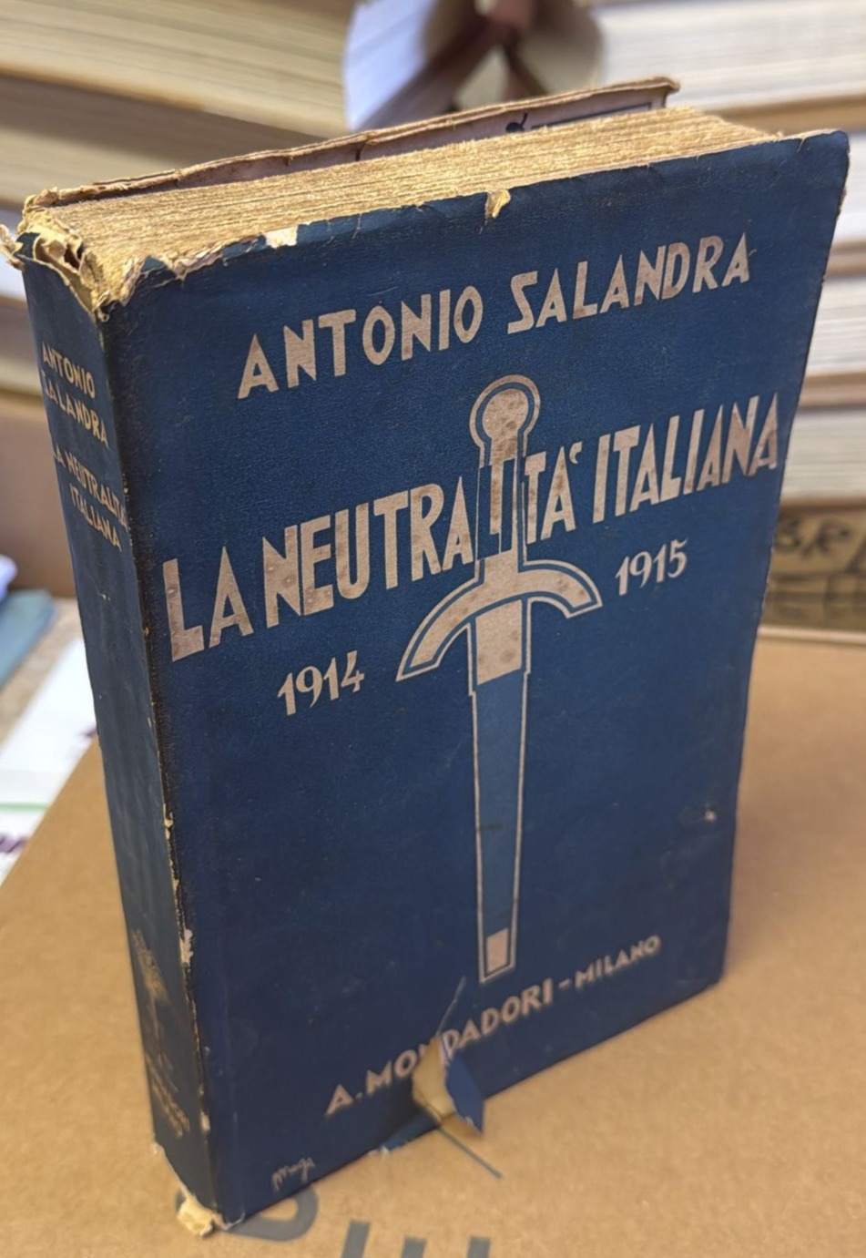 La neutralità italiana 1914. Ricordi e pensieri.