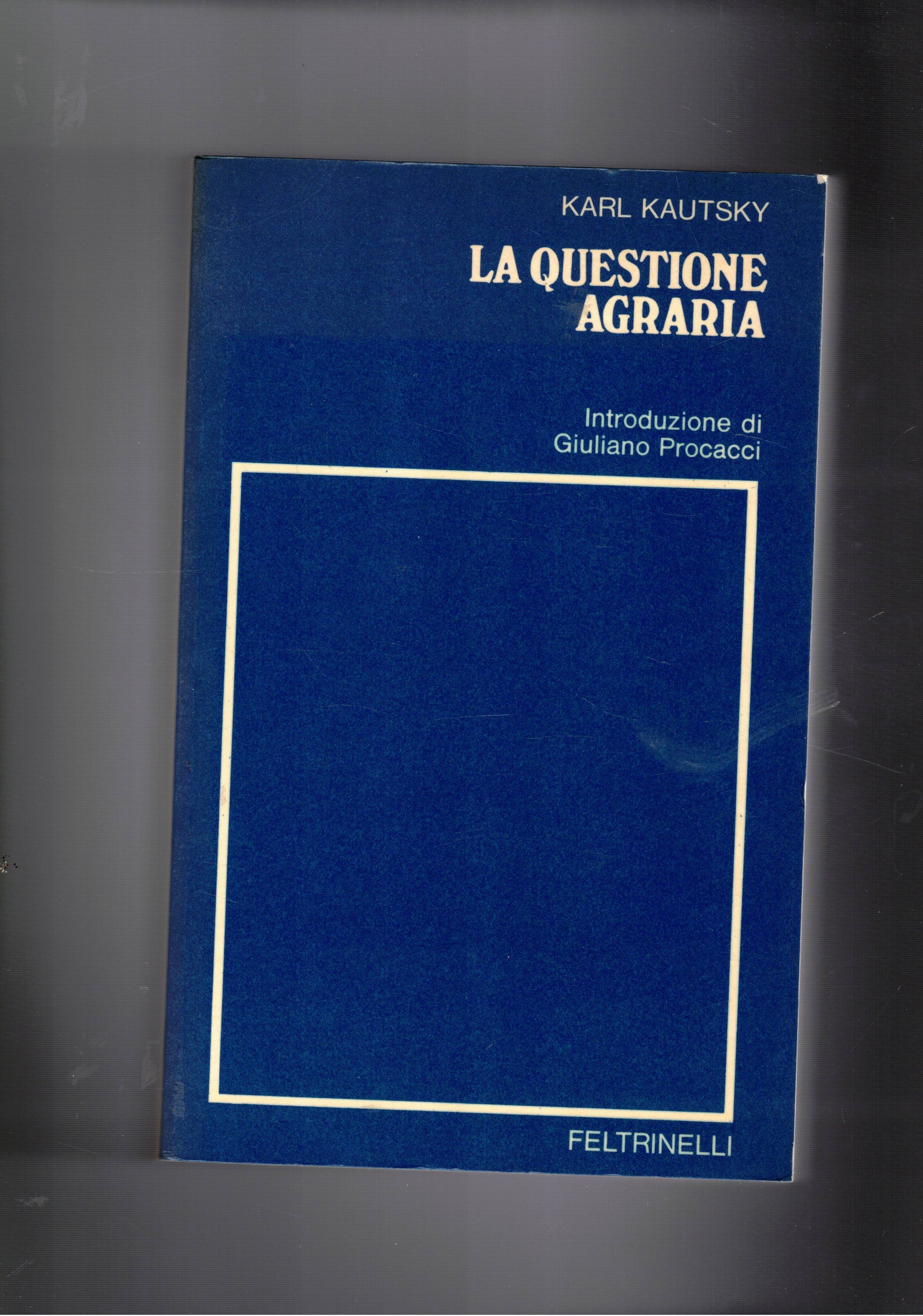La questione agraria. Introduz. di Giuliano Procacci.