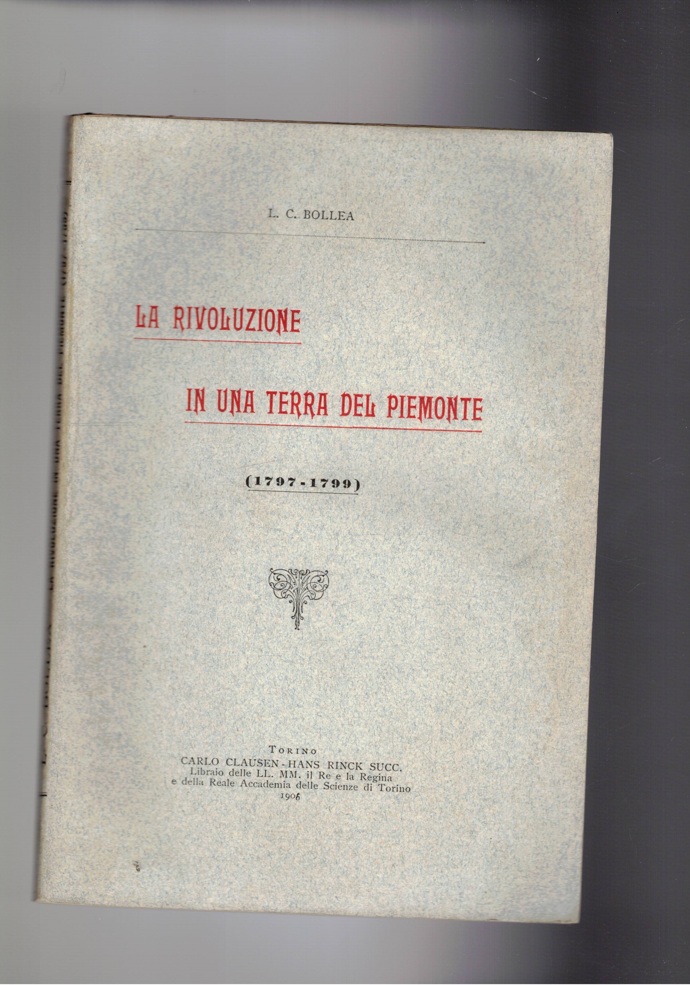 La Rivoluzione in una terra del Piemonte (1797-1799). La trasformazione …