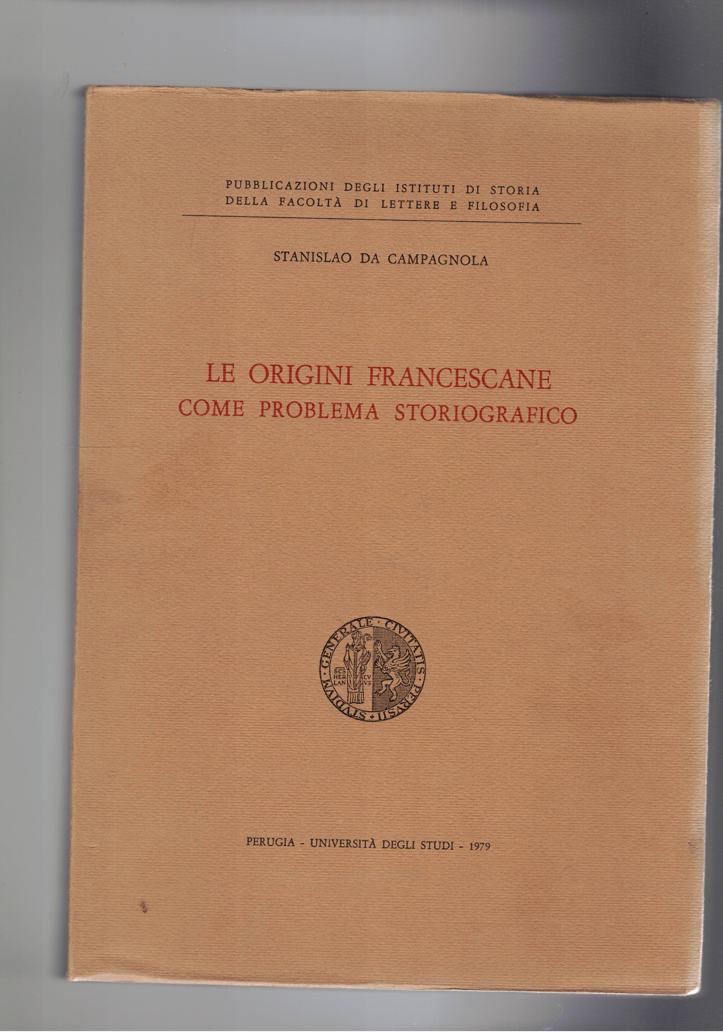 Le origini francescane come problema storiografico.