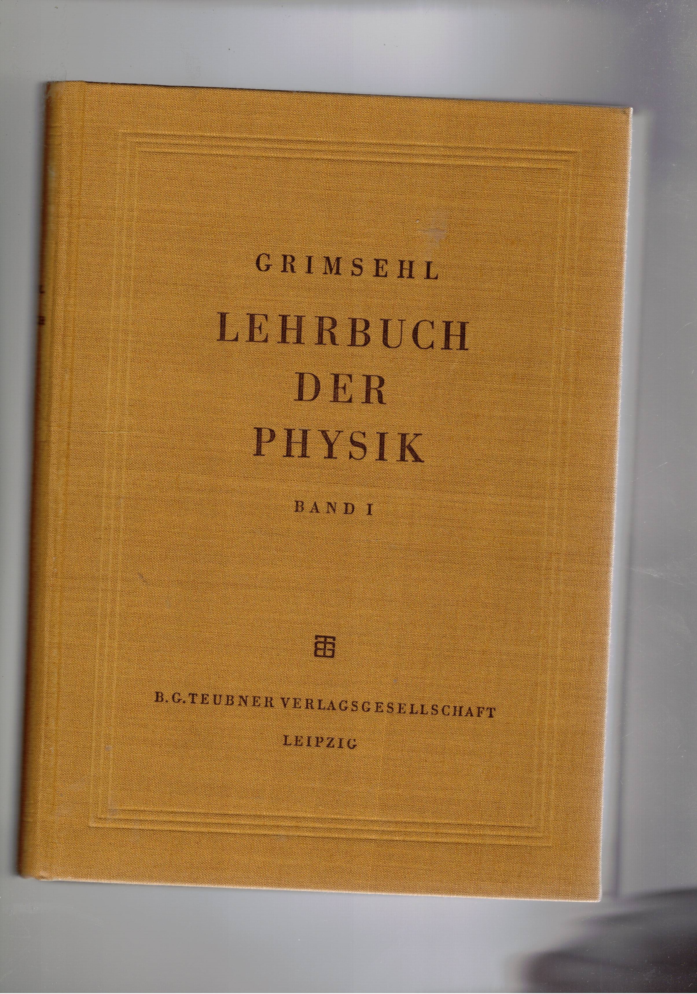 Lehrbuch del Physic. Band 1 Mechanik, Warmelhere, Akustic.