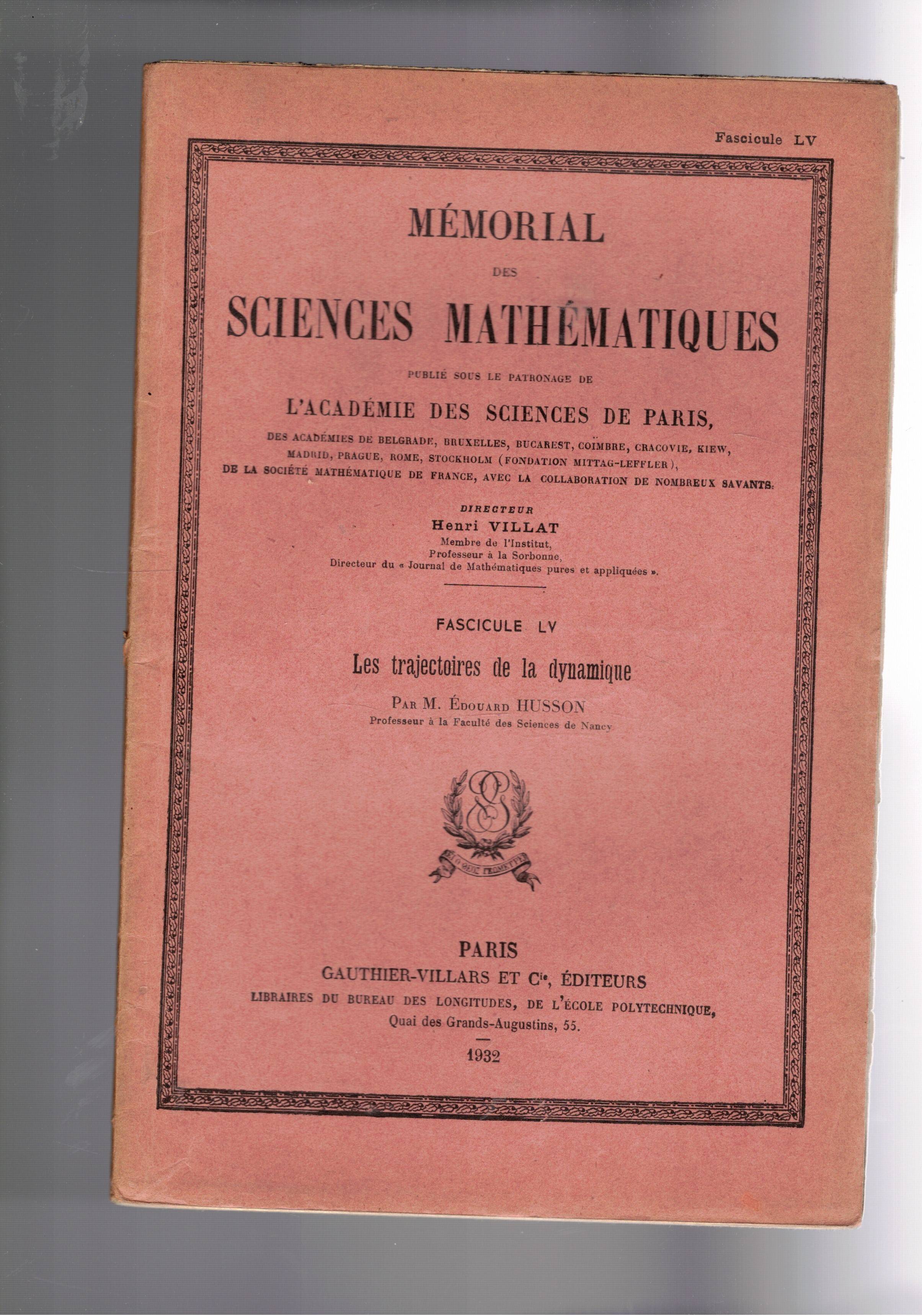 Les trajectoires de la dynamique. fasc. n° 55 della serie.