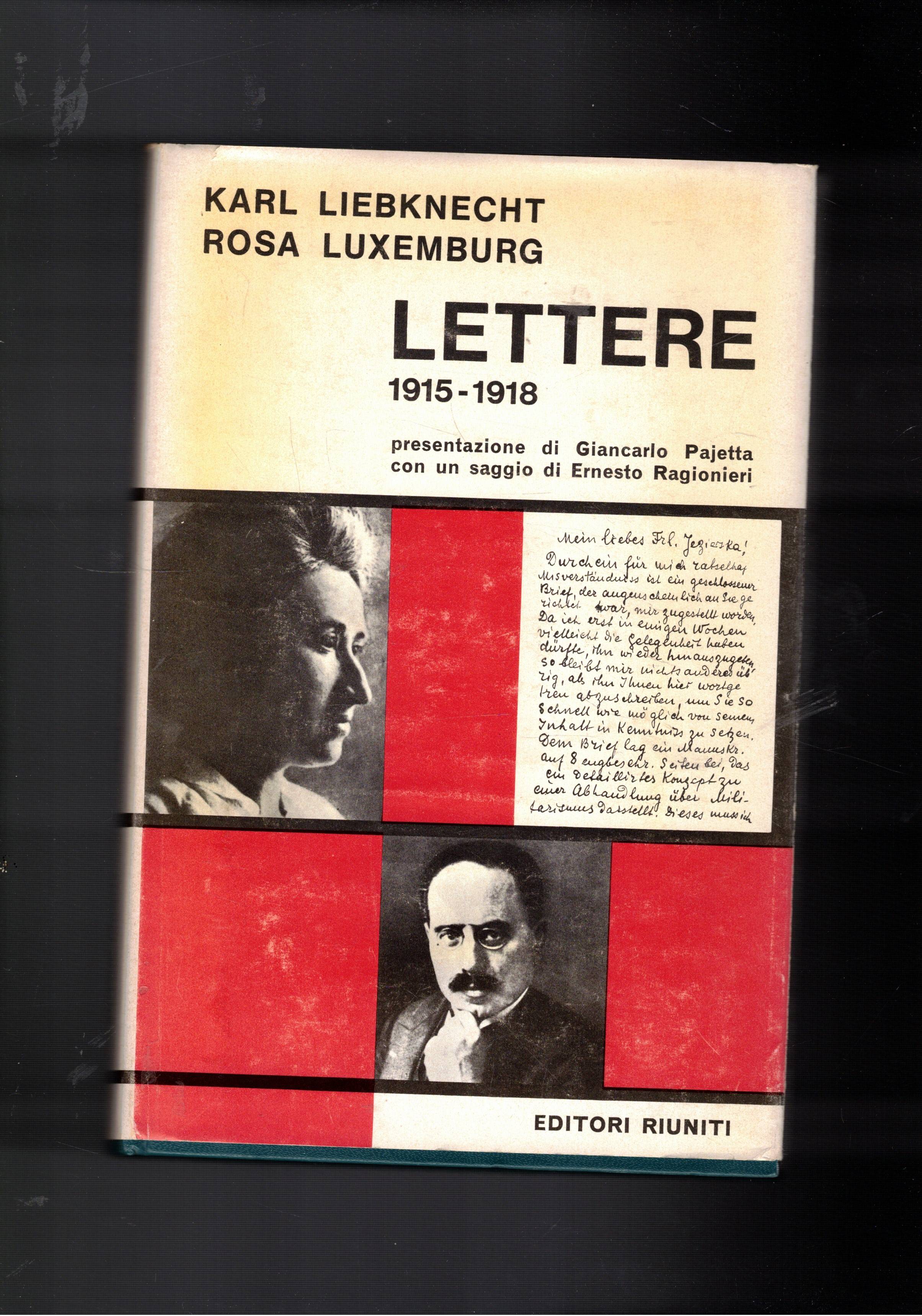 Lettere 1915-1818. Presentazione di Giancarlo Pajetta con un saggio di …