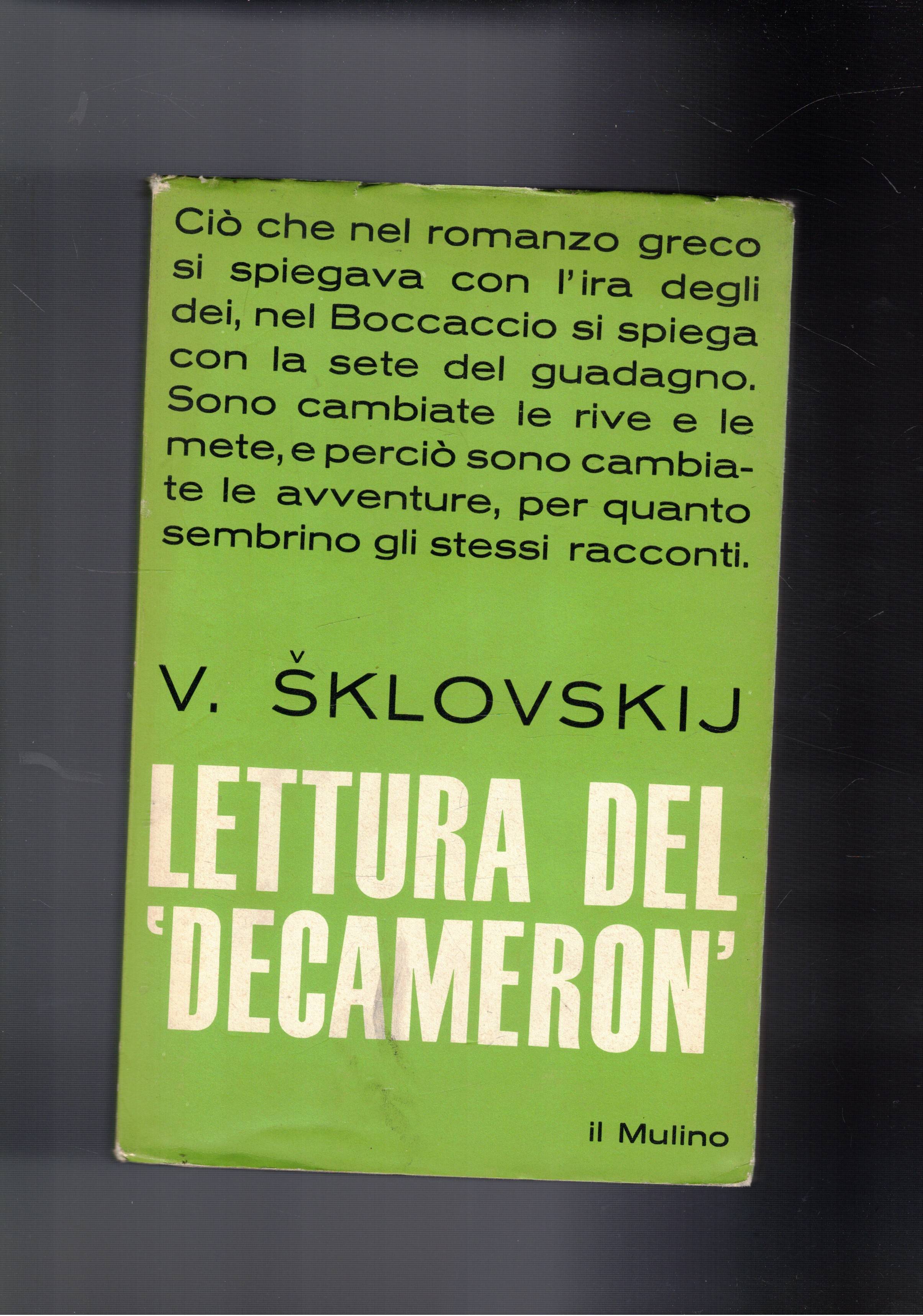 Lettura del "Decameron". Dal romanzo d'avventura al romanzo di carattere.