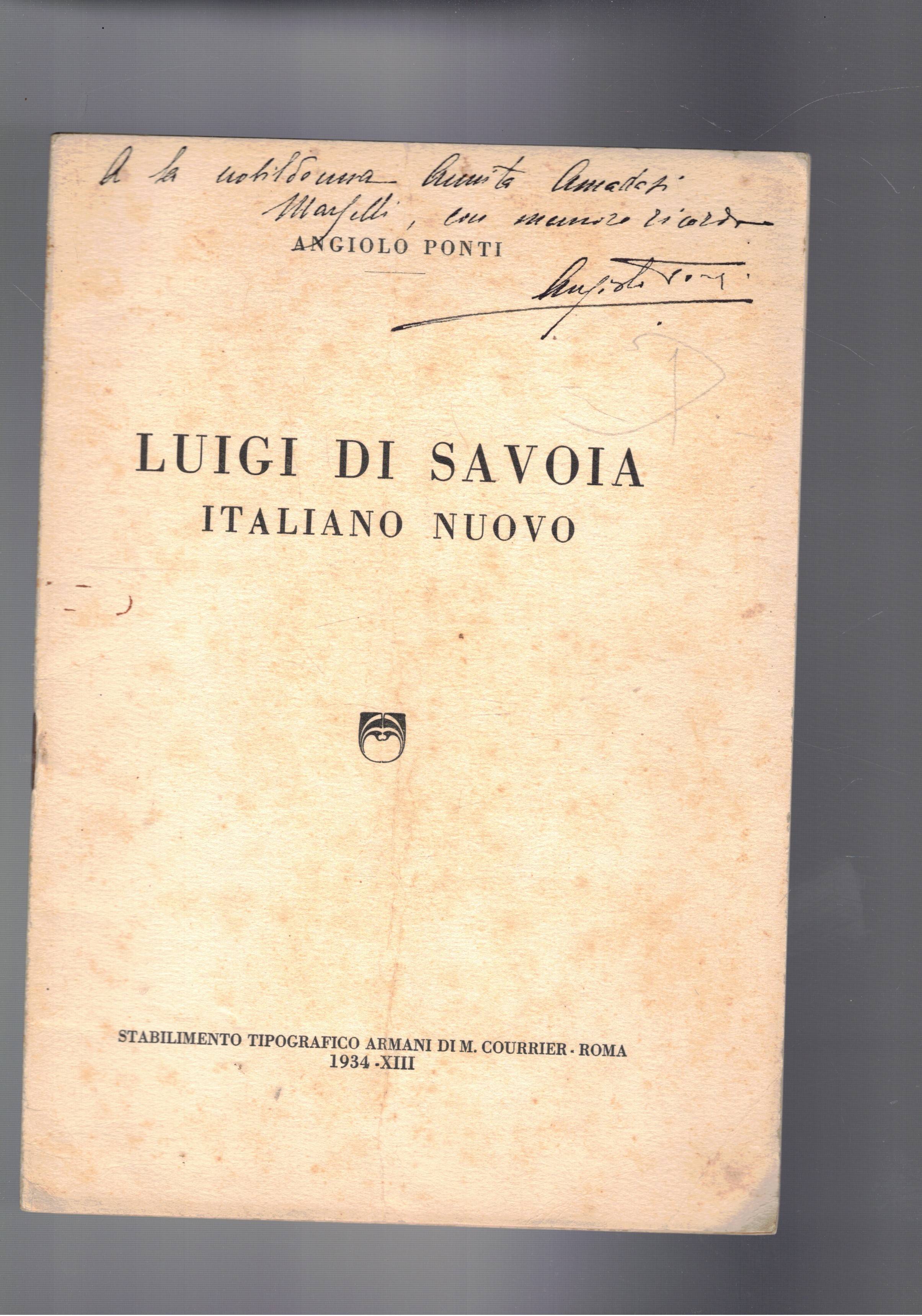 Luigi di Savoia it aliano nuovo.