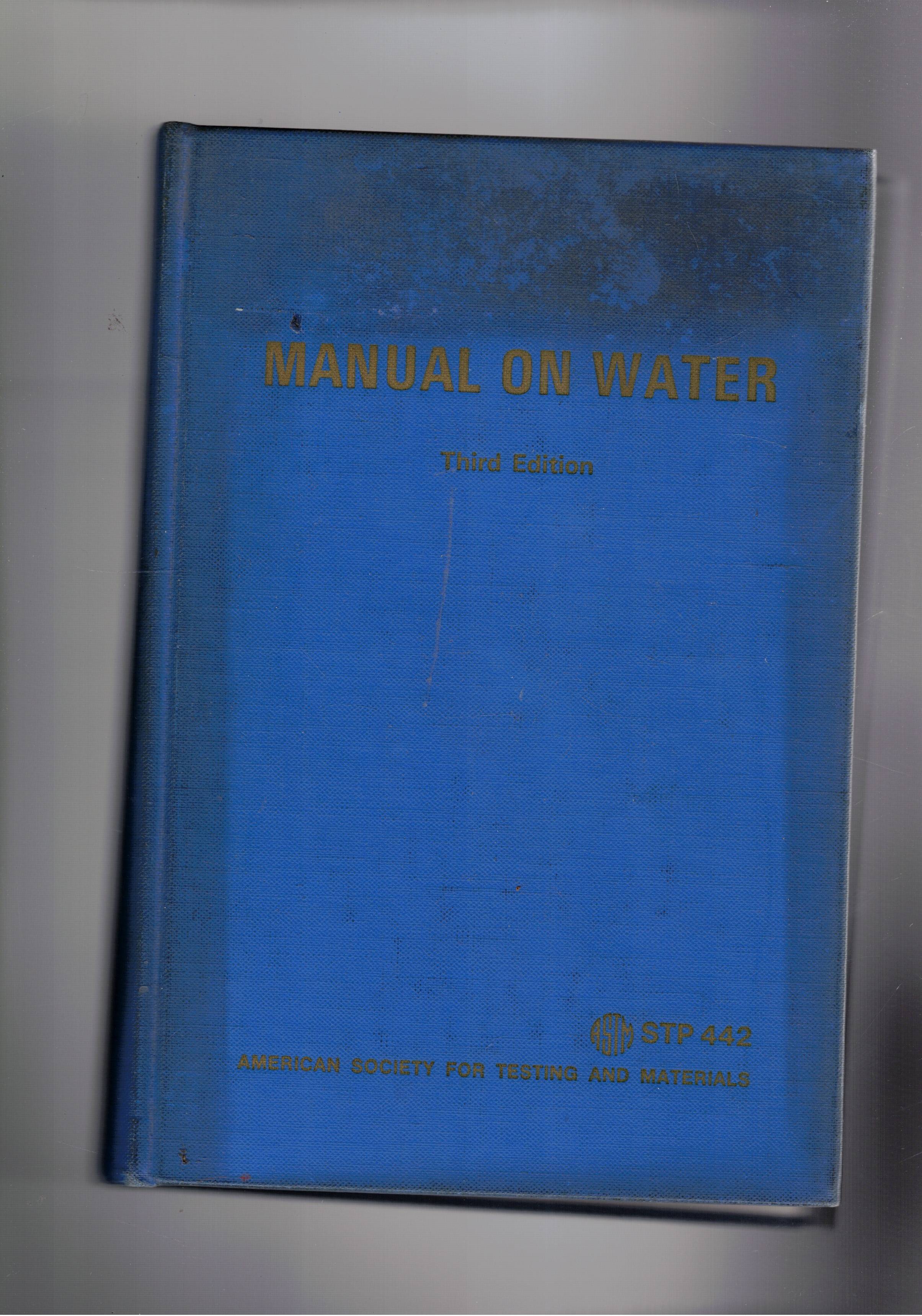 Manual on Water. Third Edition.