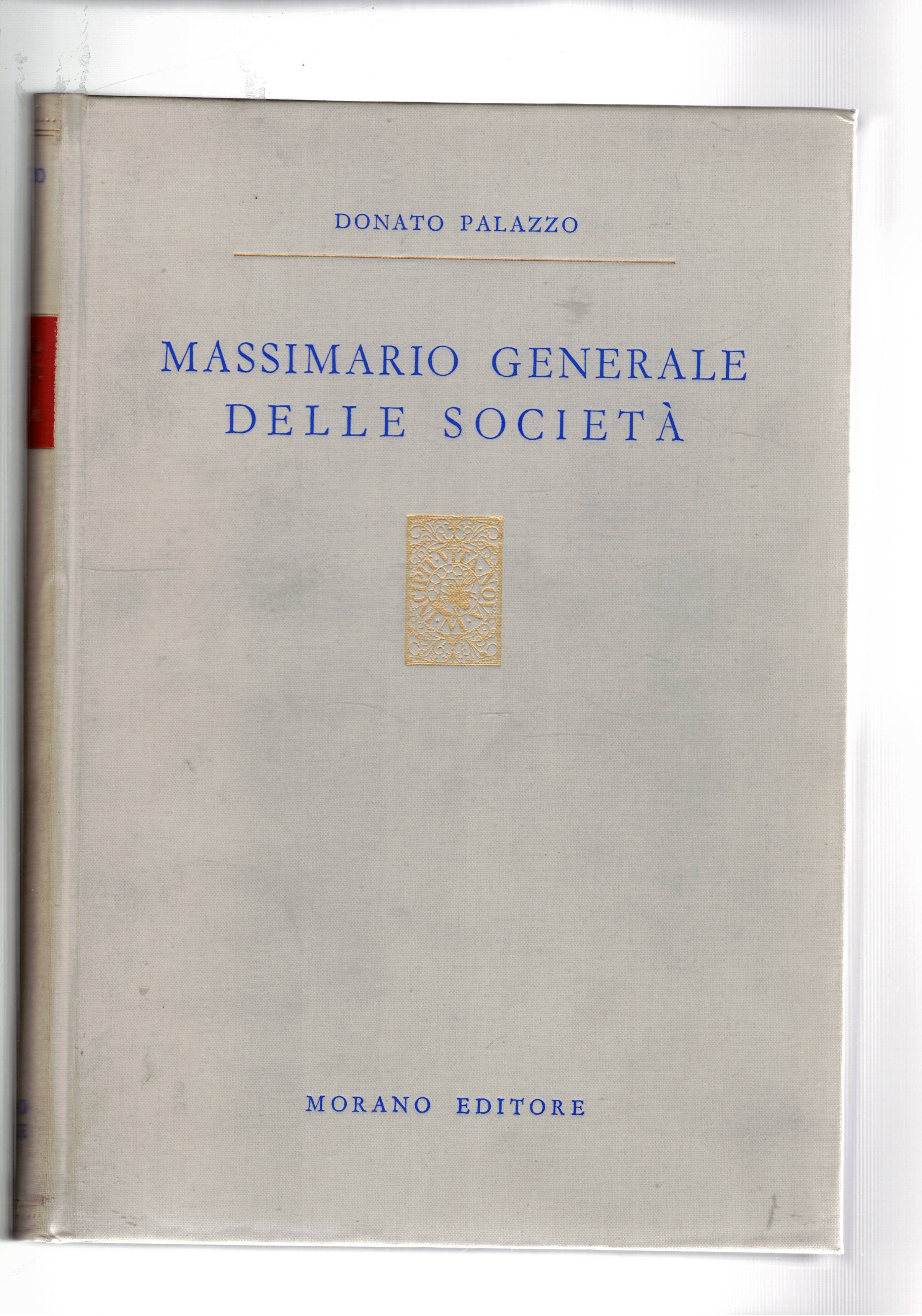 Massimario generale delle società.
