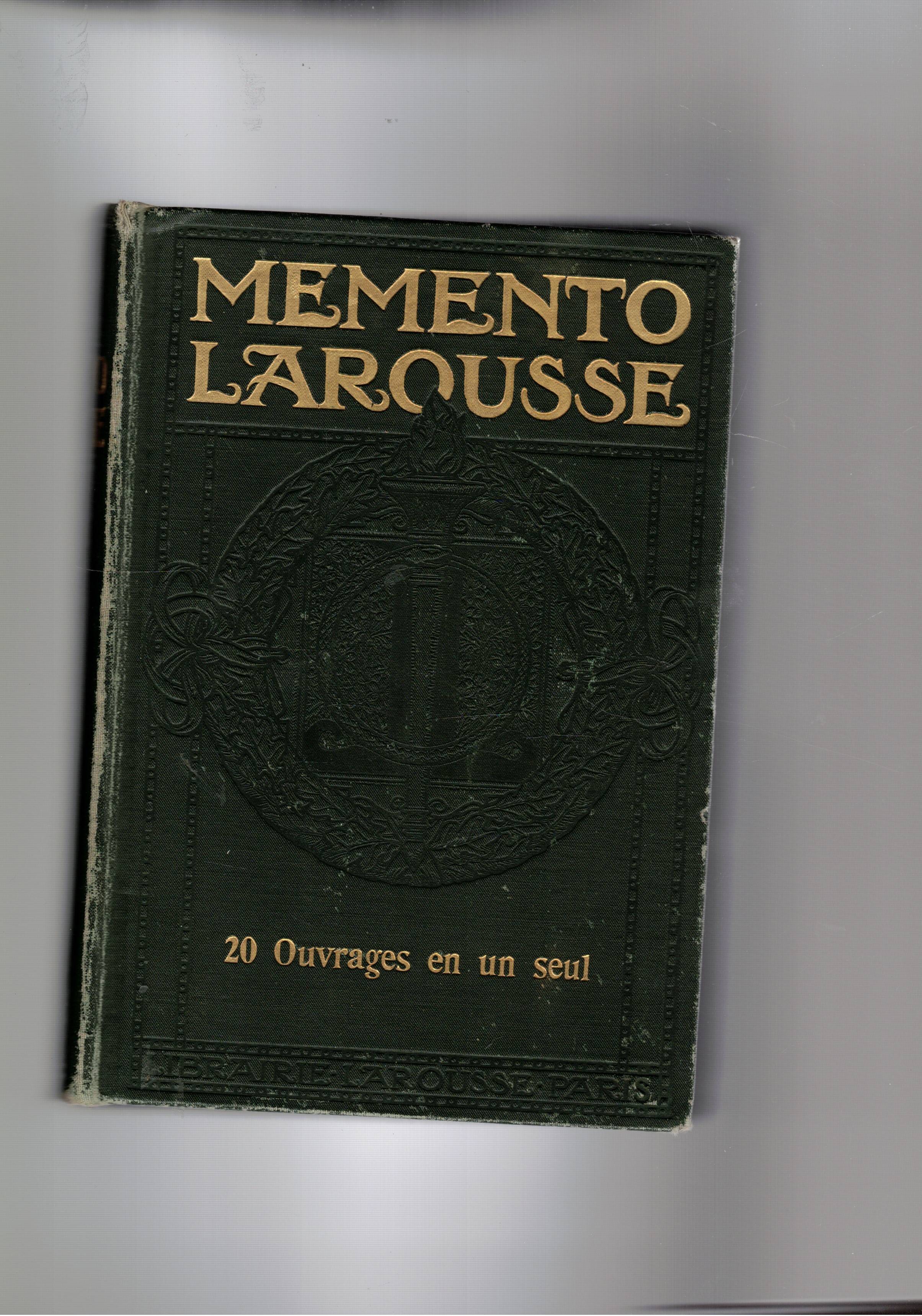 Memento Latousse. Encyclopedique & illustré. Avec 900 gravures, 82 cartes, …