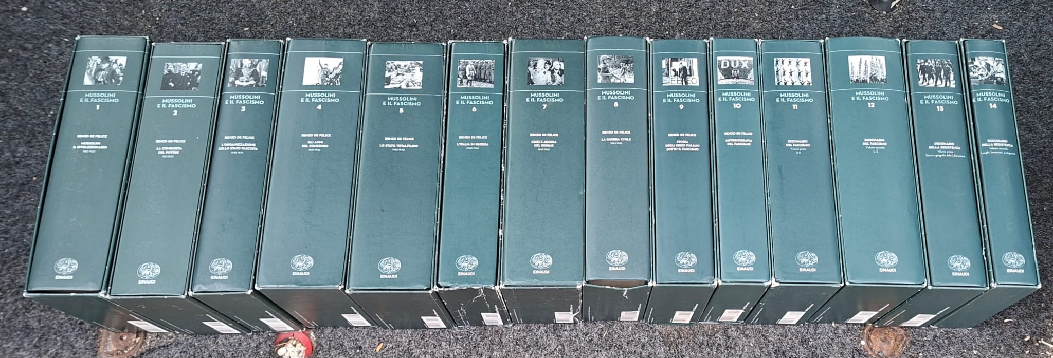 Mussolini e il fascismo vol. 14 inclusi 2 intitolati zionario …