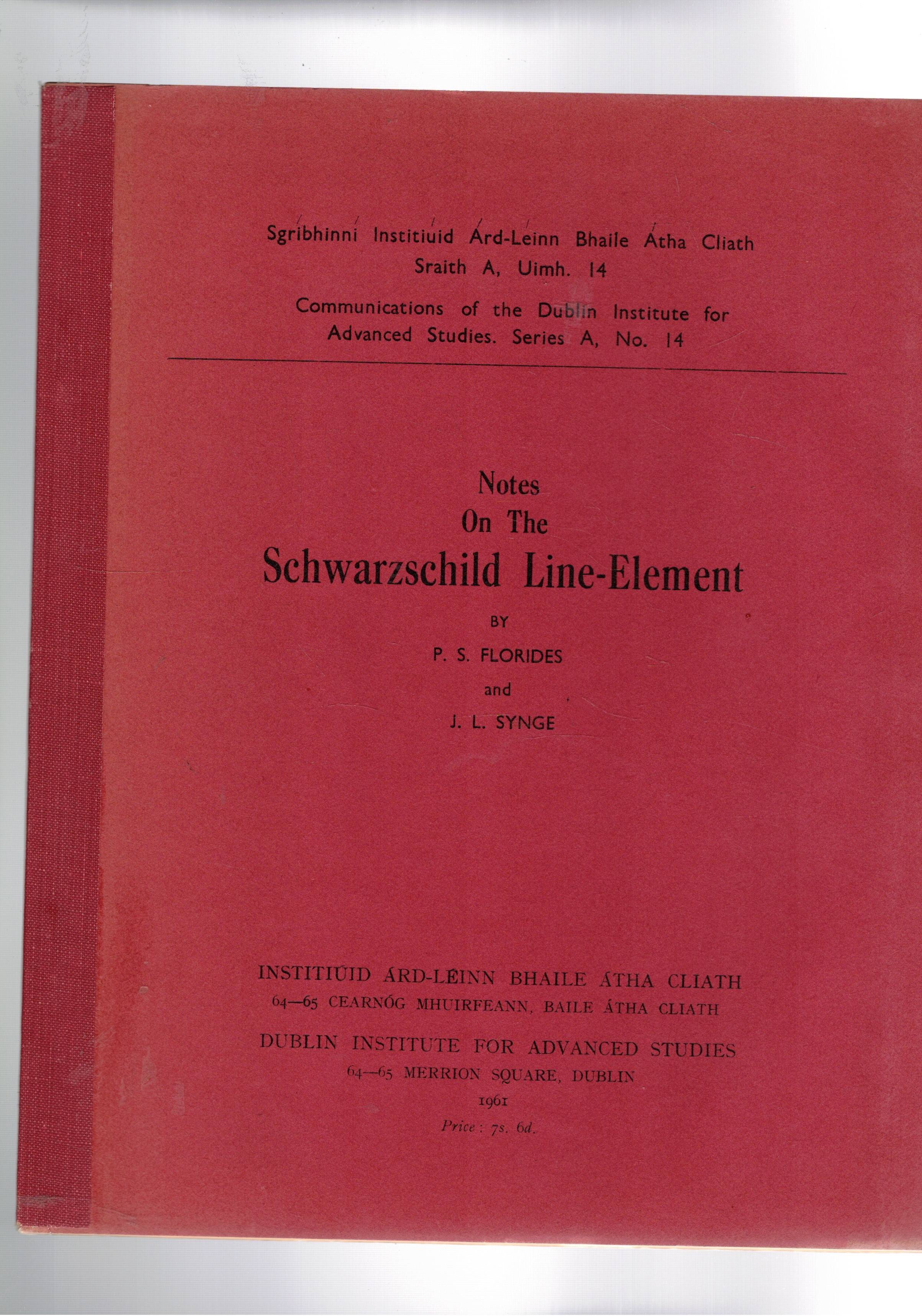 Notes on the Schwarzschild Line-Element.