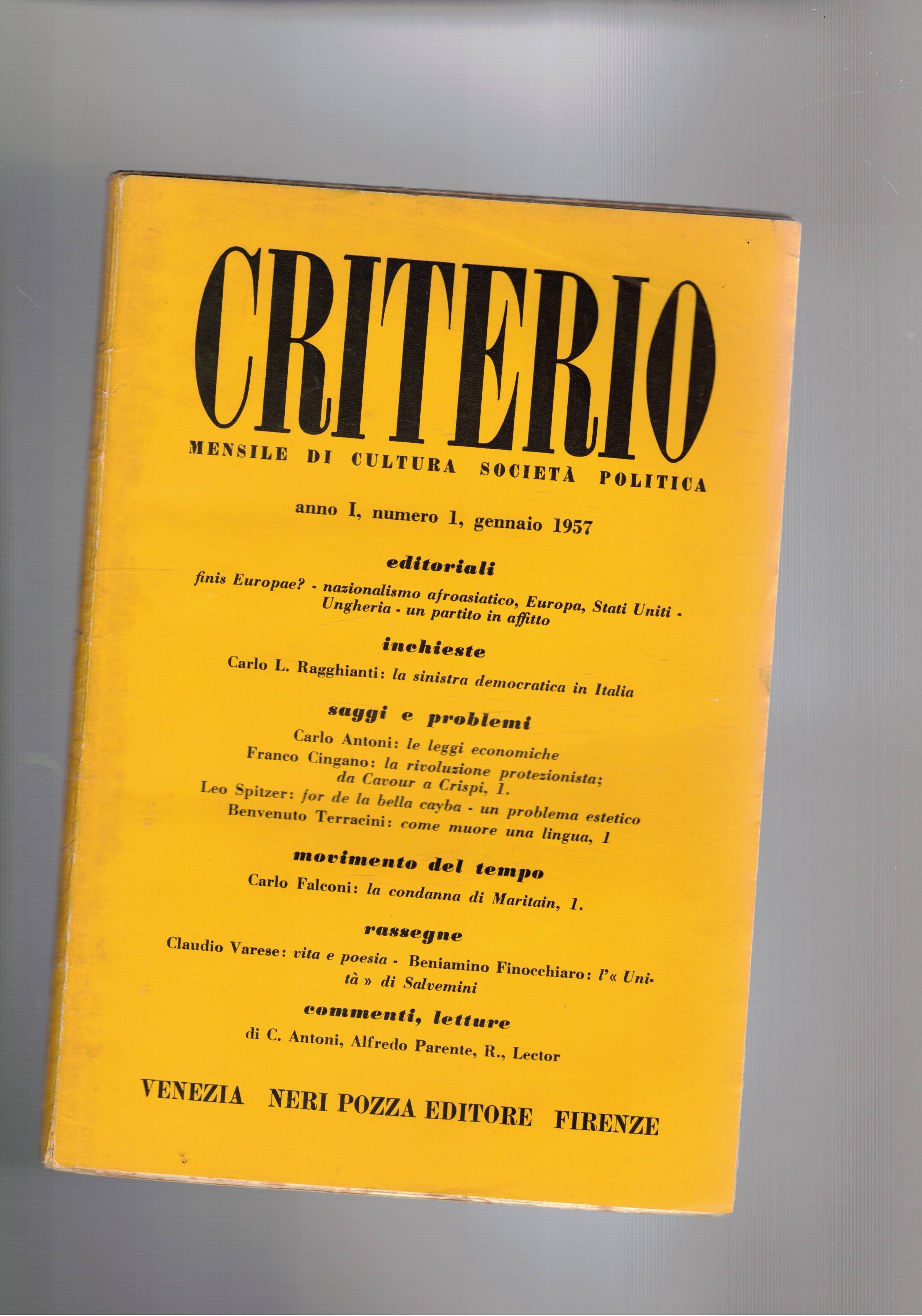 Passato e Presente, periodico bimestrale. Disponiamo dell'anno III° del 1960 …
