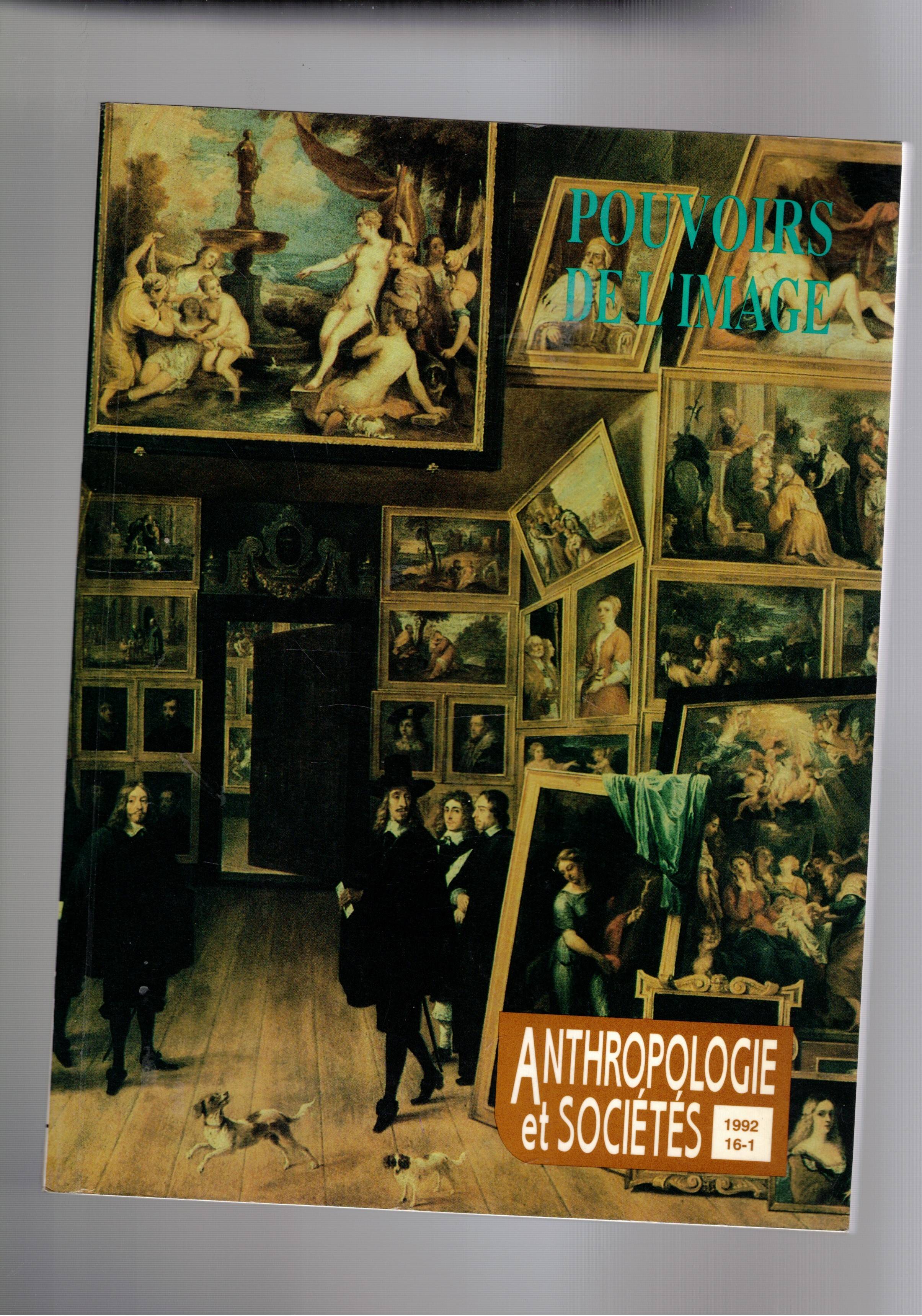 Pouvoirs de l'image. vol. 16° n° 1 del 1992 delal …
