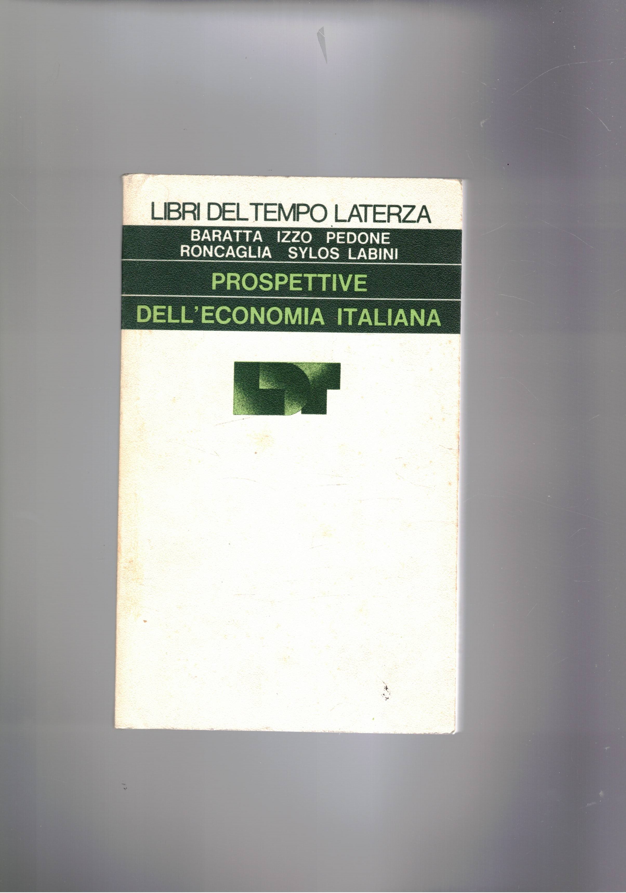 Prospettive dell'economia italiana.