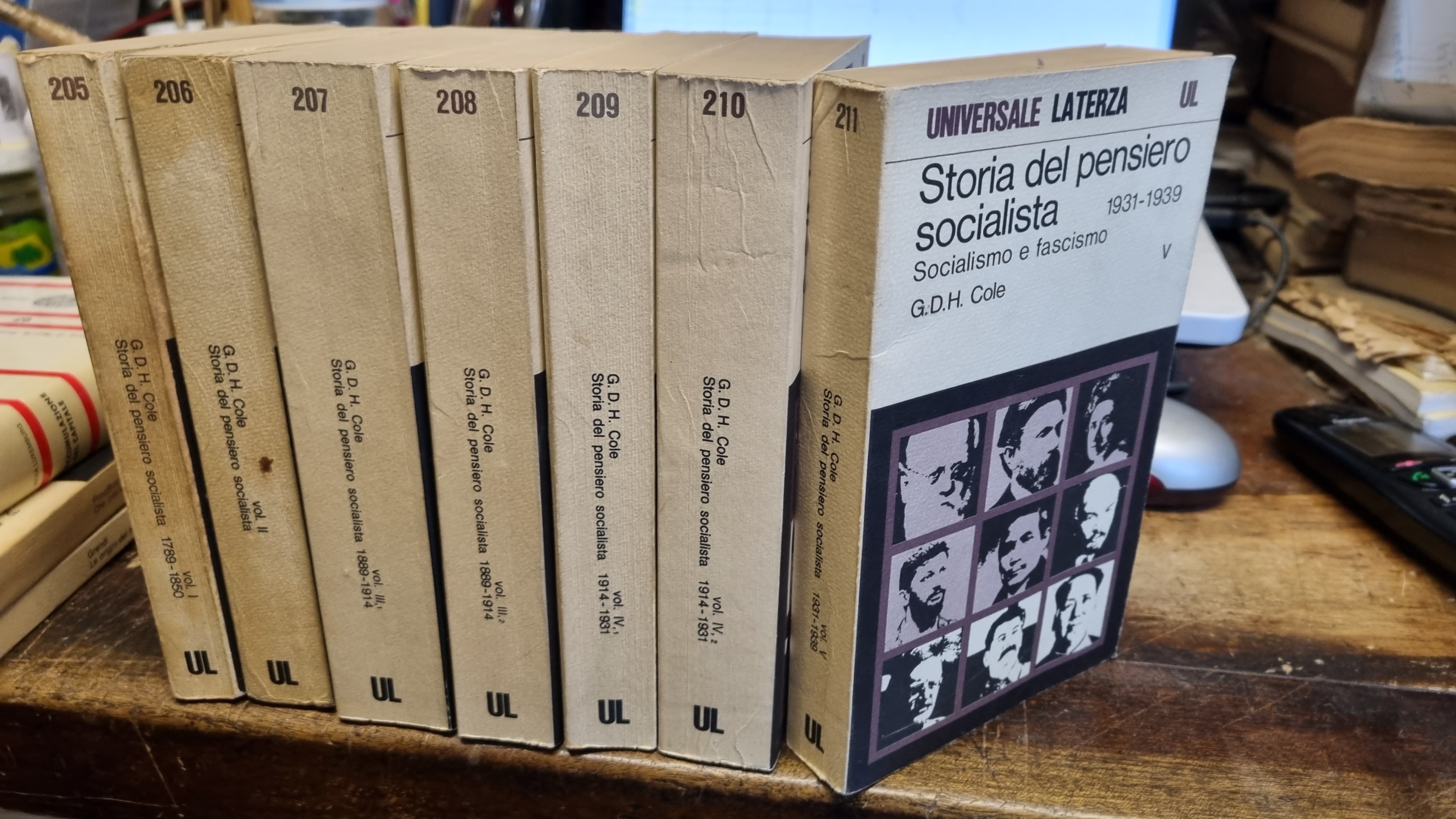 Storia del pensiero socialista. Vol. I-V. I precursori 1789-1850; marxismo …
