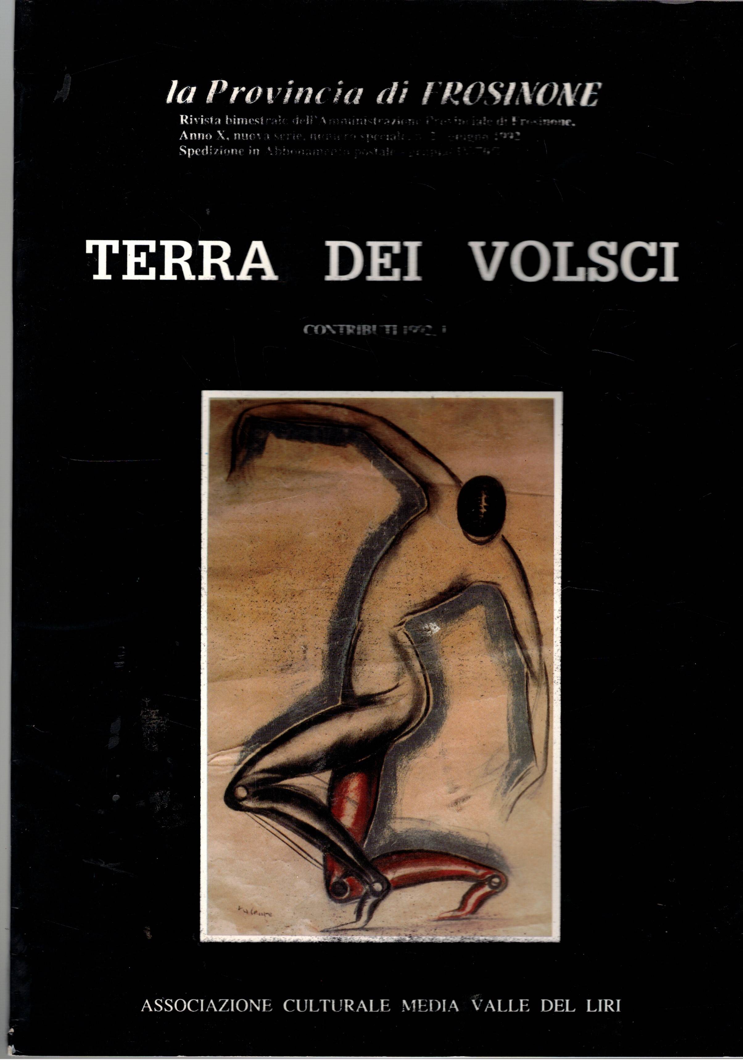 Terra dei Volschi Contributi 1992 1° Supplemento alla riv. la …