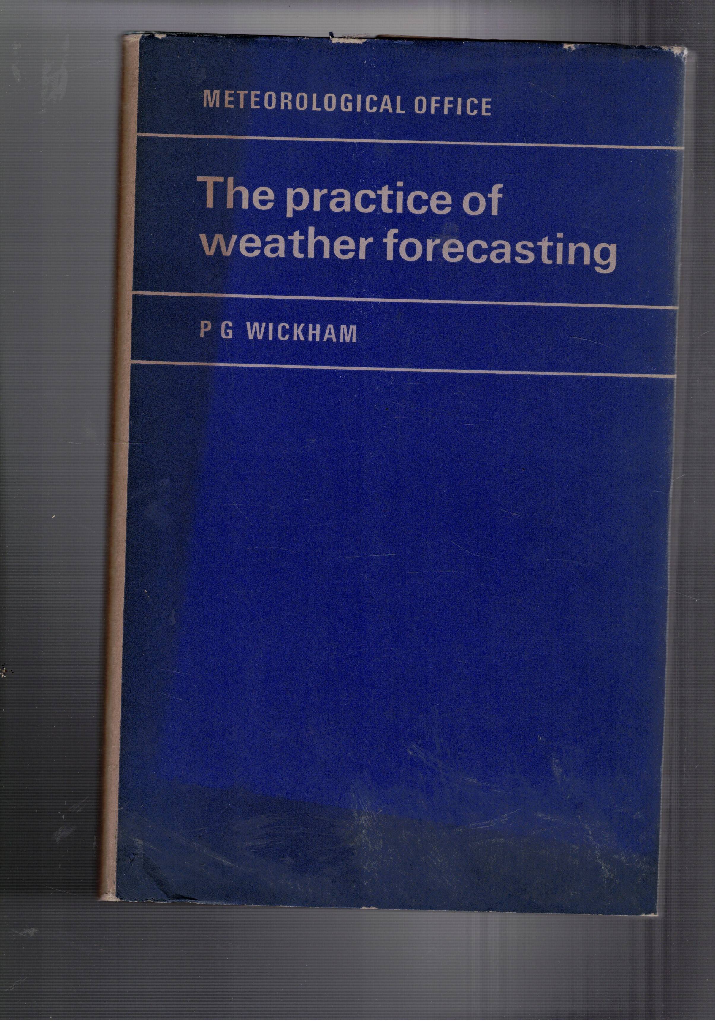 The practice of weather forecasting.